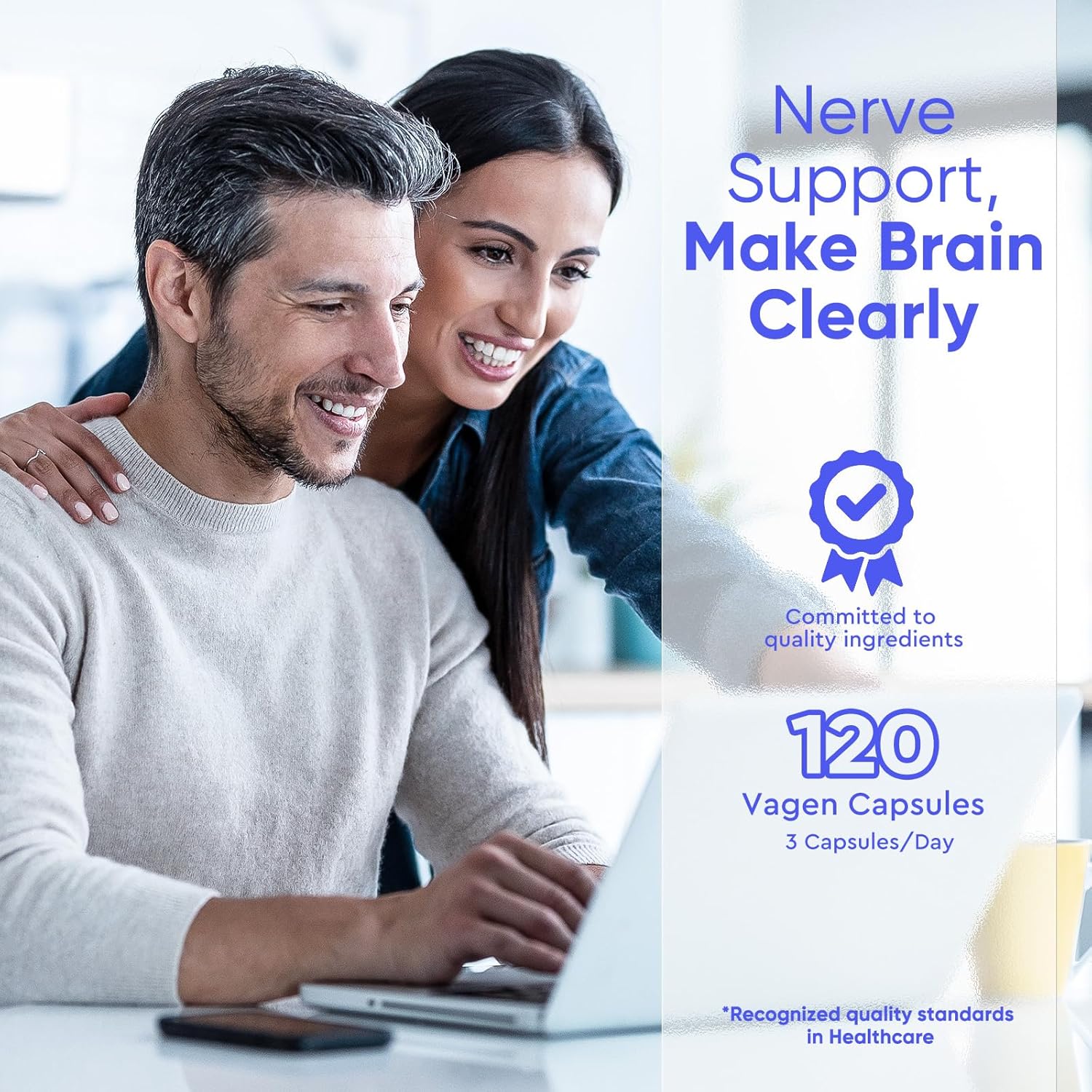 Neuropathy Relief Supplement- 600mg Alpha Lipoic Acid & 300mg Benfotiamine - Support Supplement for Feet, Hands, Legs, Fingers & Toes - Maximum Strength Nerve Health Formula - 120 Capsules - Image 5