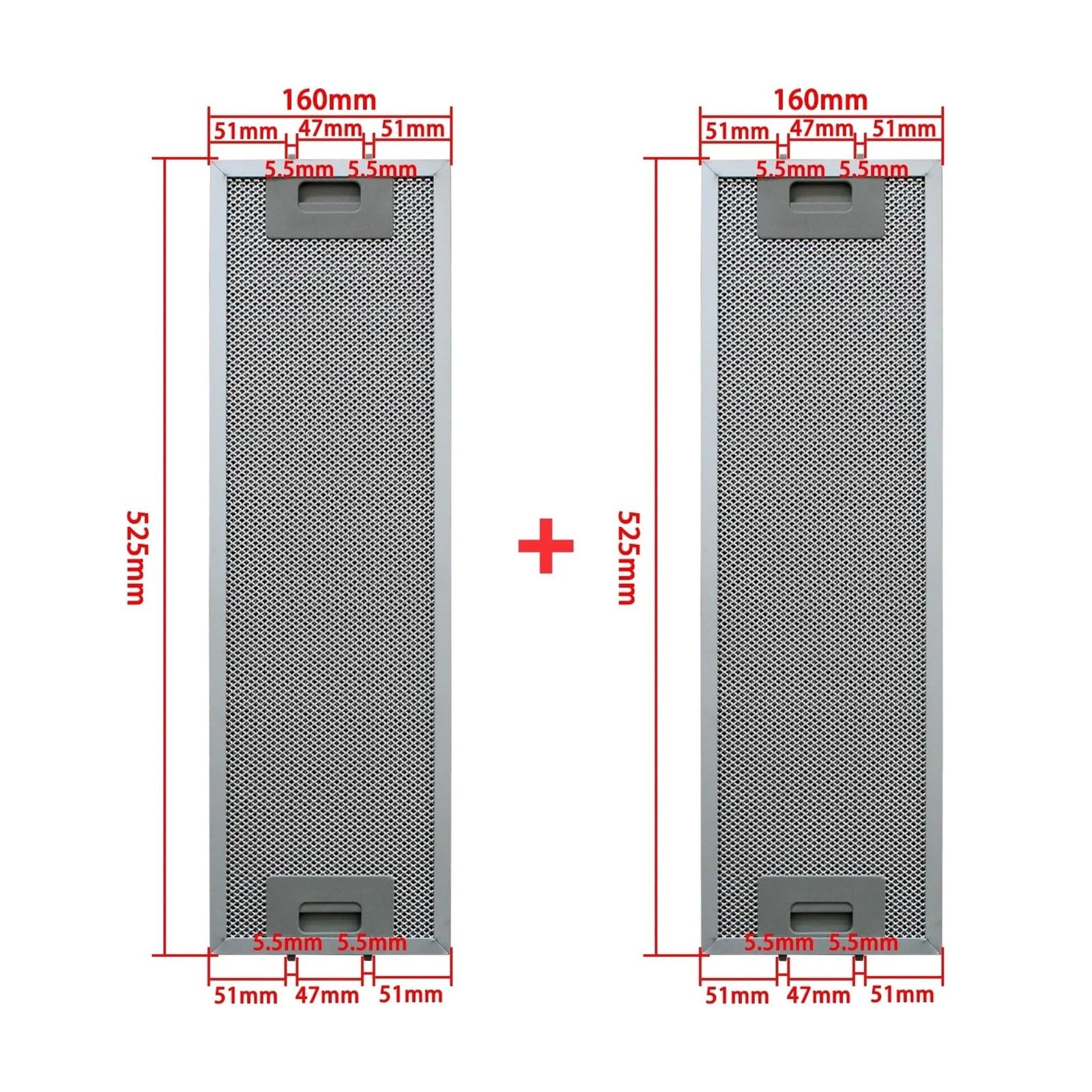 Filtro For Cappa Da Cucina In Alluminio Compatibile Con Cata 02825270