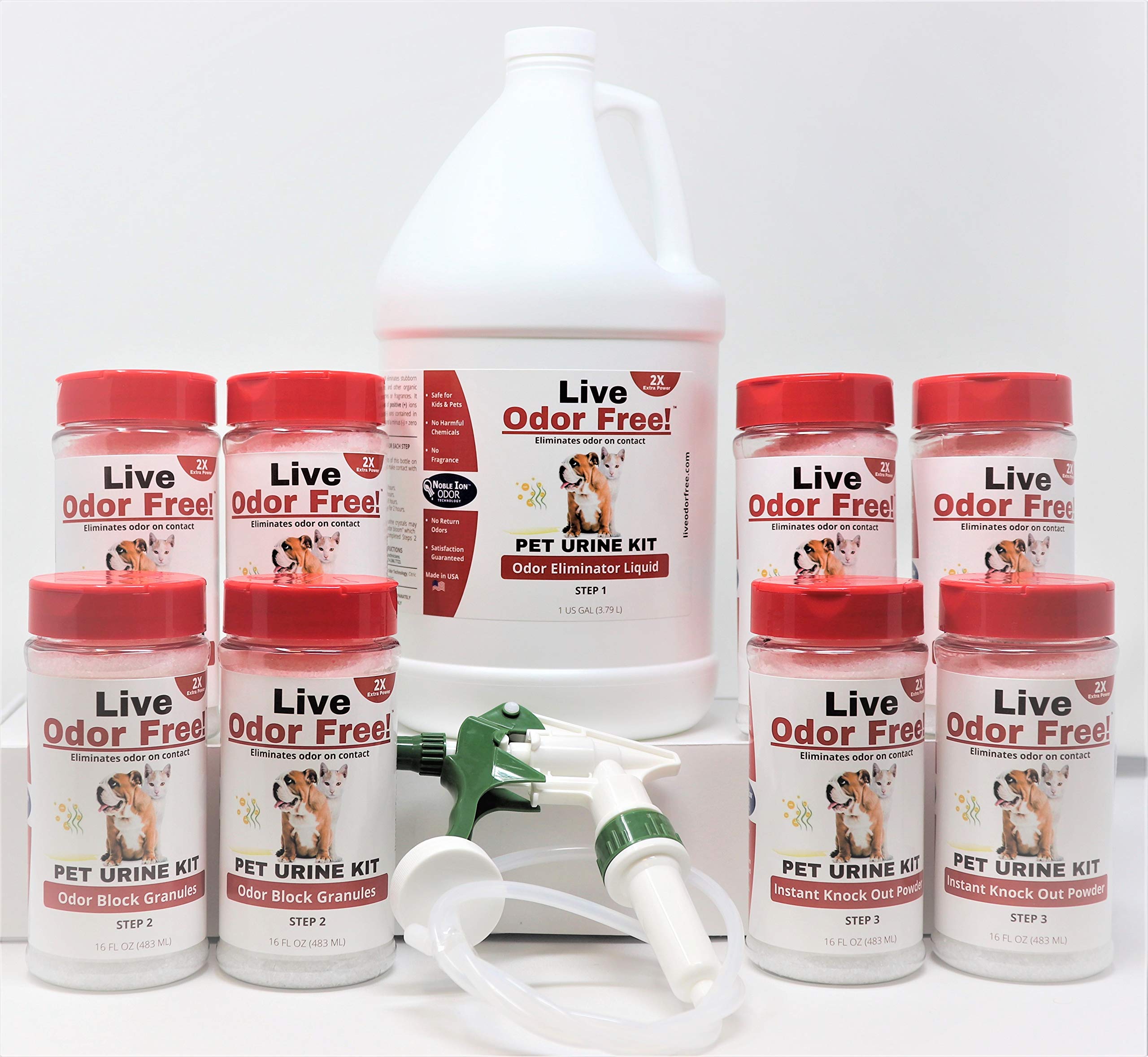 Live Odor Free! 10x10 Pet Urine Room Kit
