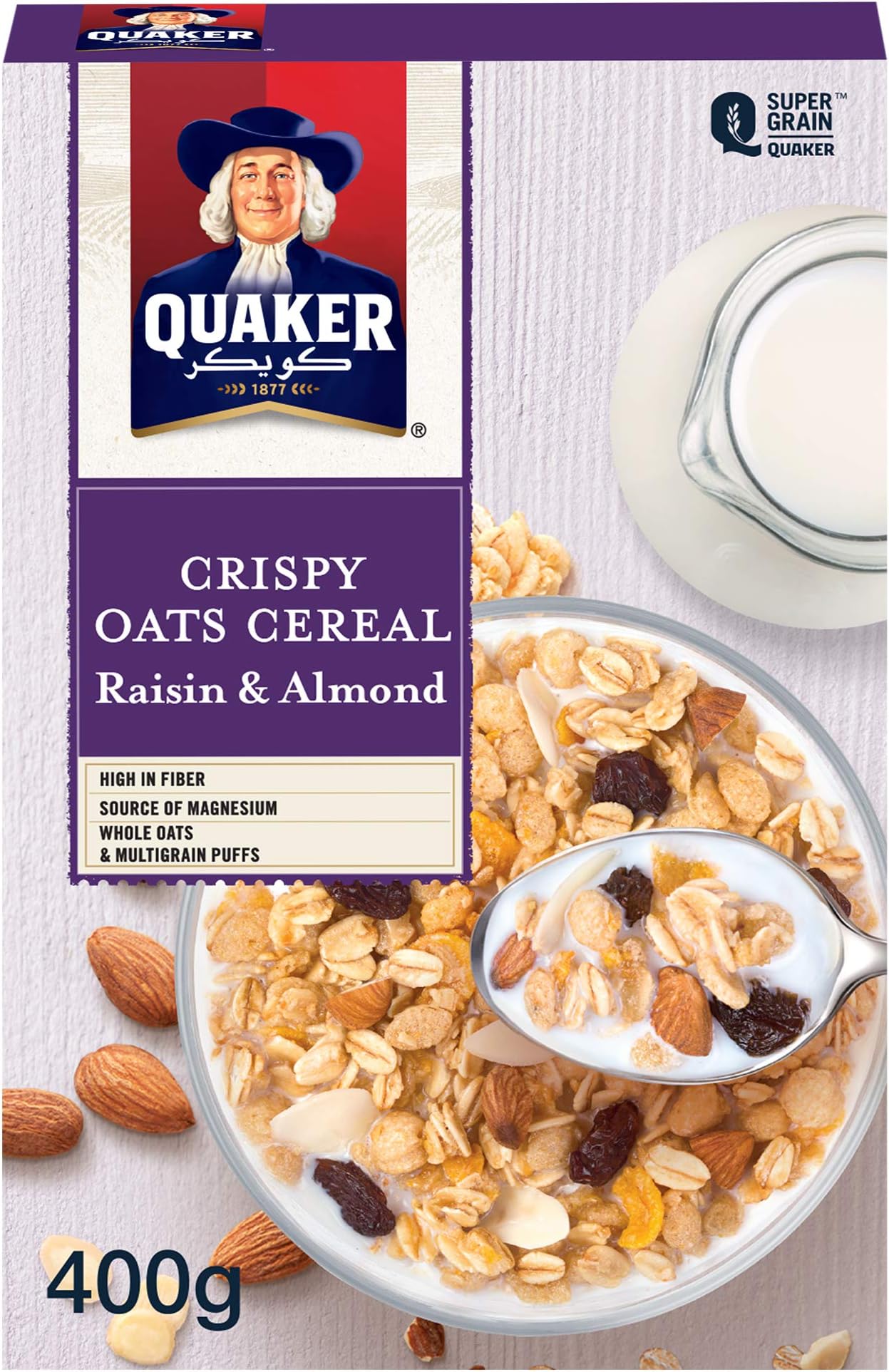 Cereal Raisin &Almond 400 Grams