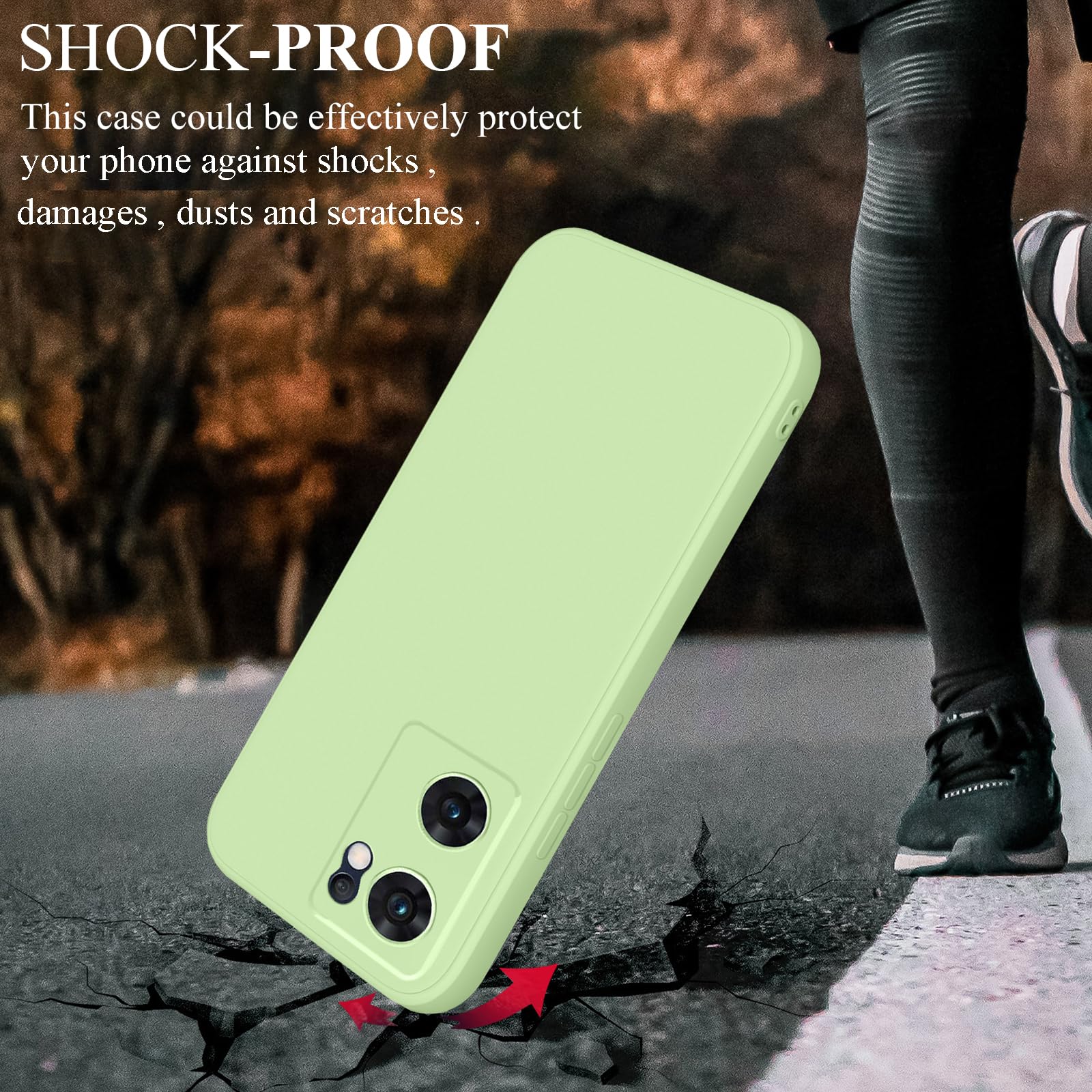 Custodia Morbida In Silicone Per OPPO Find X5 Pro – Sottile, Opaca Anti-impronta (Nero E Altri Colori) - 4