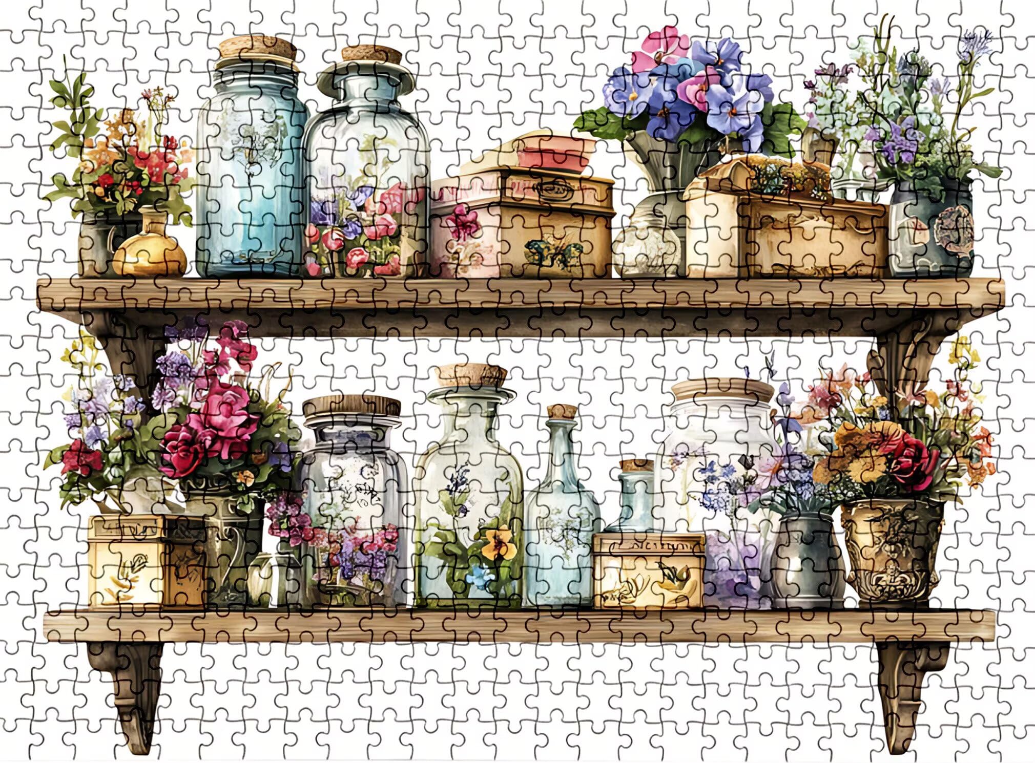 Puzzle Puzzle 1000 elementów dla dorosłych z plakatem w zestawie, drewniane puzzle do gry rodzinnej, edukacyjna i antystresowa gra edukacyjna dekoracja ścienna, prezent urodzinowy, 75 x 50 cm retro