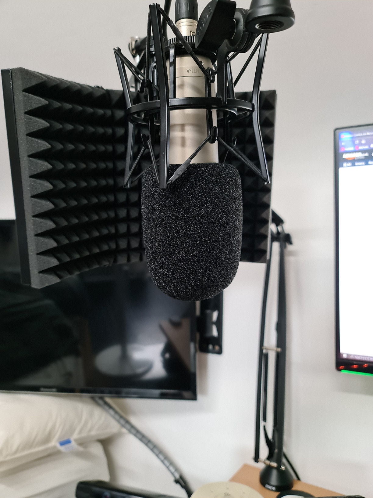 YOUSHARES Rode NT1A Mic Stand with Pop Filter Microphone Boom Arm