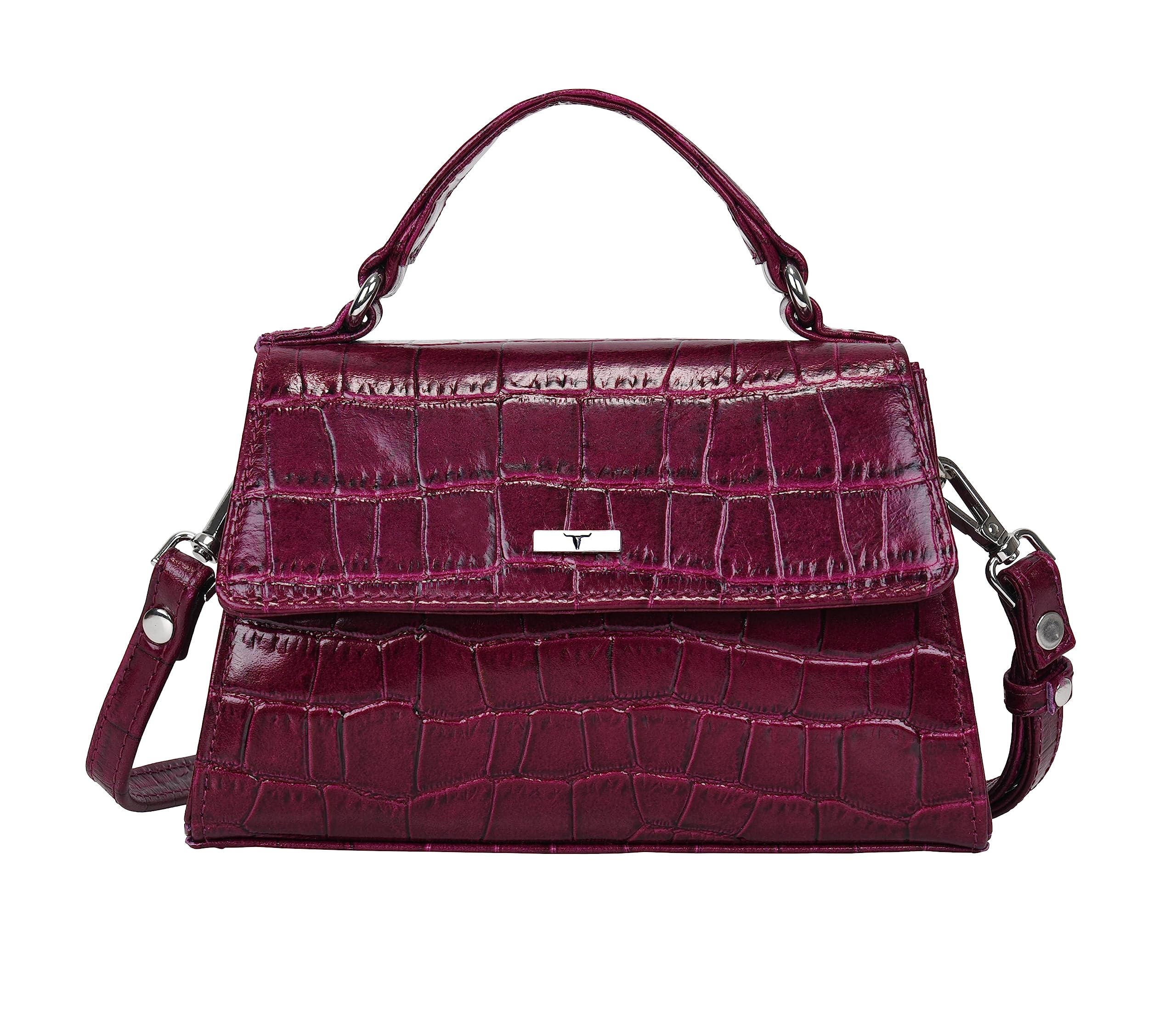 URBAN FOREST Ester Printed Lilac Leather Sling Bag for Women (B0C8D91XGX) Amazon Price History, Amazon Price Tracker