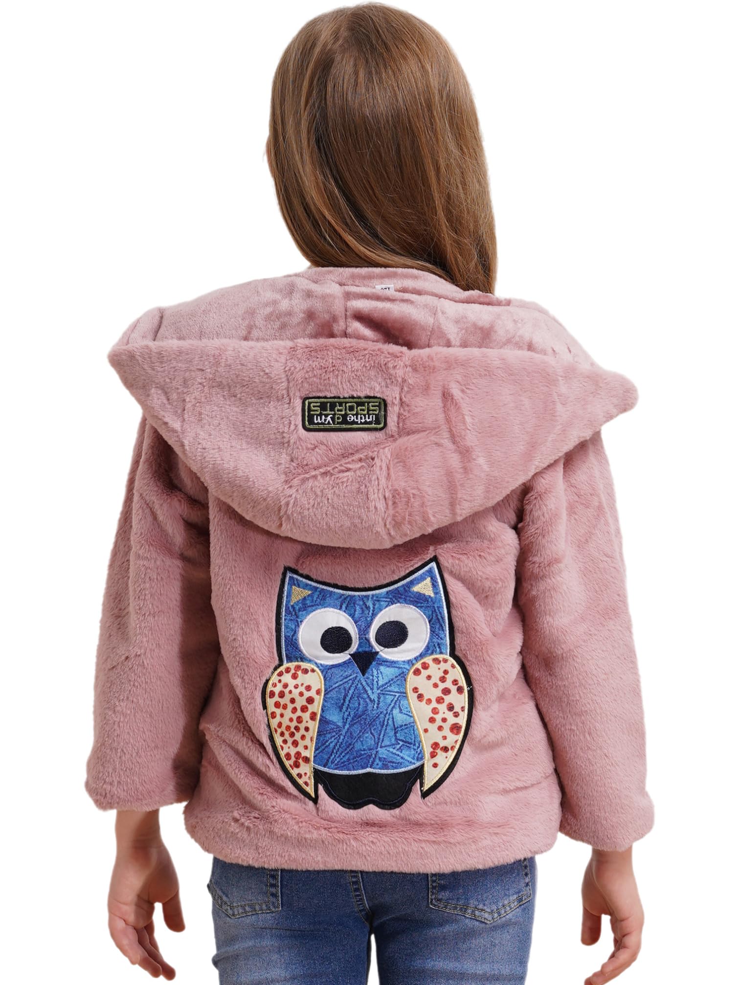 YiZYiF Cappotto con Cappuccio Ragazze Invernale Elegante Giubbotti in Finta Pelliccia Faux Caldo e Spesso Antivento Giacca Parka Imbottito Manica Lunga per Bambine