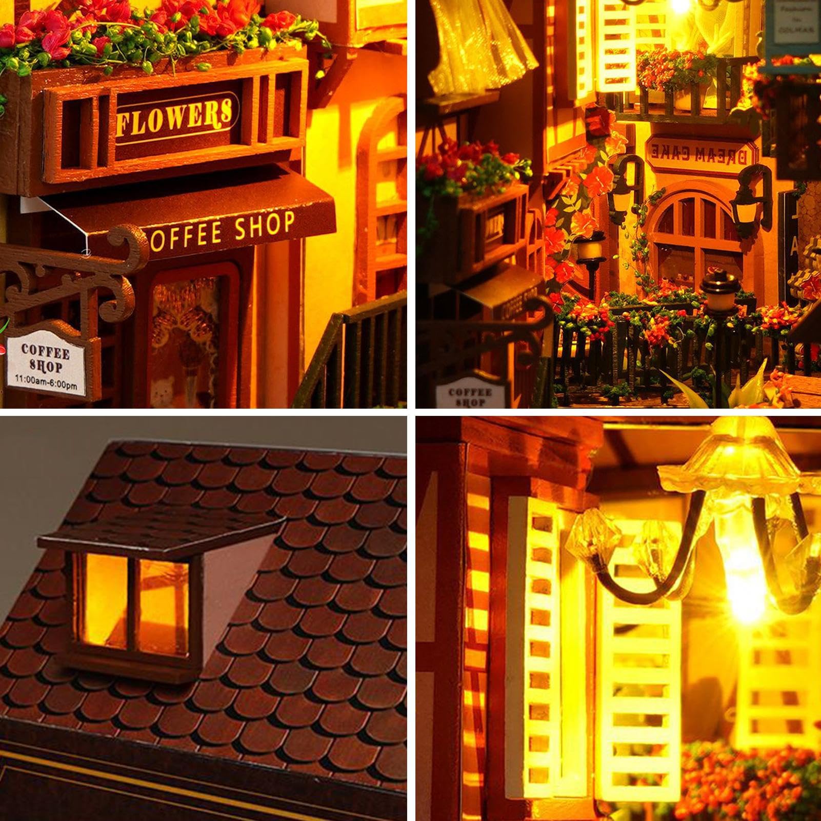 Kit De Rincones De Lectura para Adultos Puzzle Decorativo 3D de Madera para