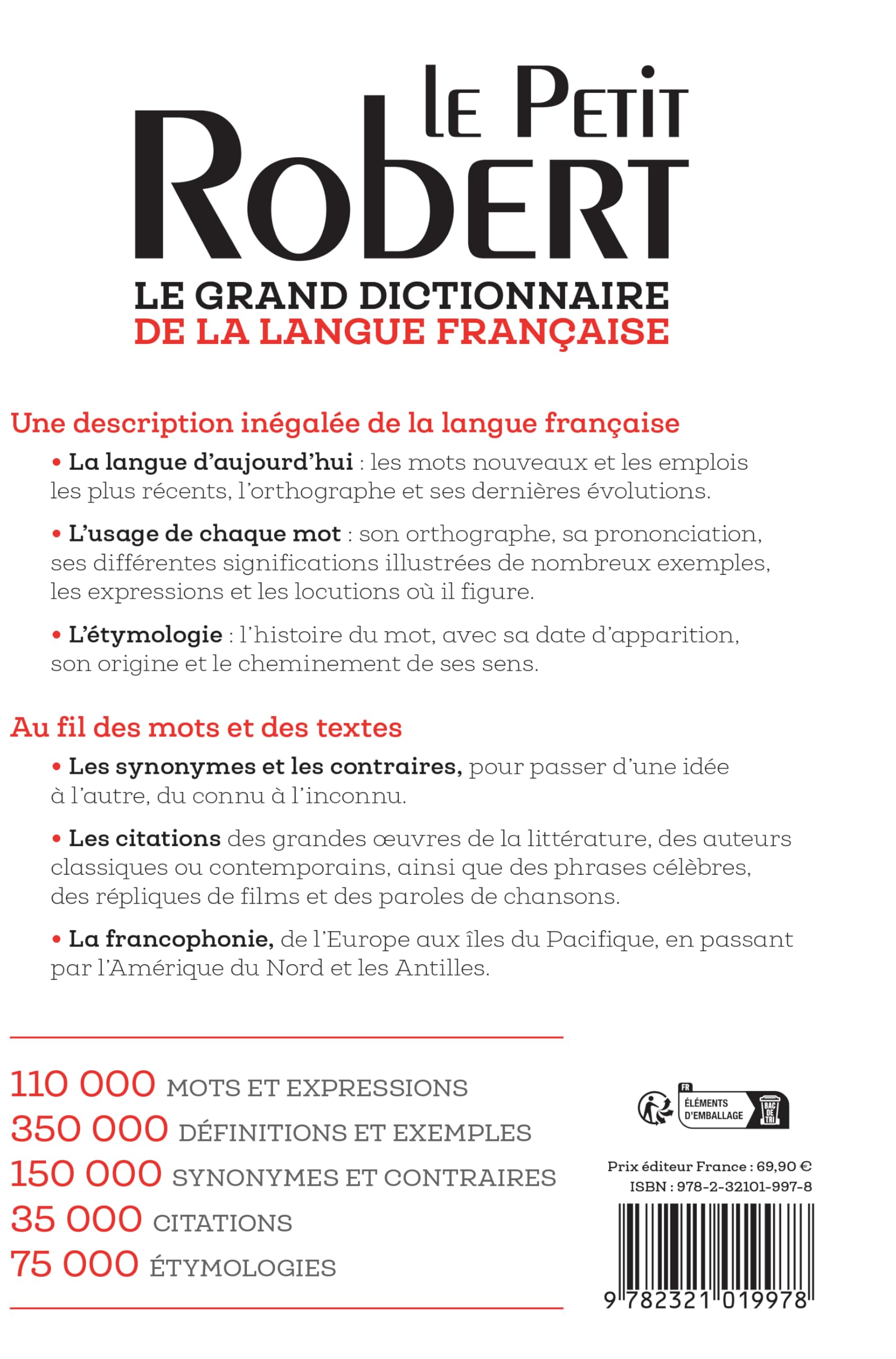 Le Petit Robert 2026: This edition without access to the online dictionary