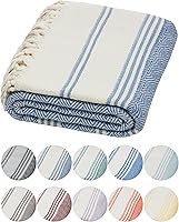 Vista 29 de DEMMEX Organic Diamond - Toalla turca de baño y playa 100% algodón turco certificado Oeko-TEX, ultra suave, de secado rápido, ligera, toalla