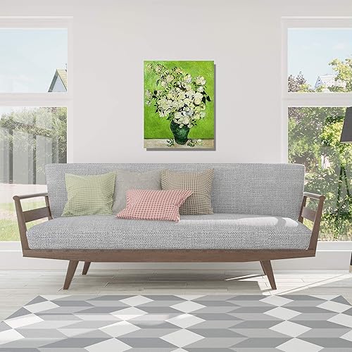 Miniatura 641 de A&T ARTWORK The Starry Night de Vincent Van Gogh. Tamaño del marco: 36 x 30 pulgadas, tamaño de la imagen: 30 x 24 pulgadas, reproducciones clásicas