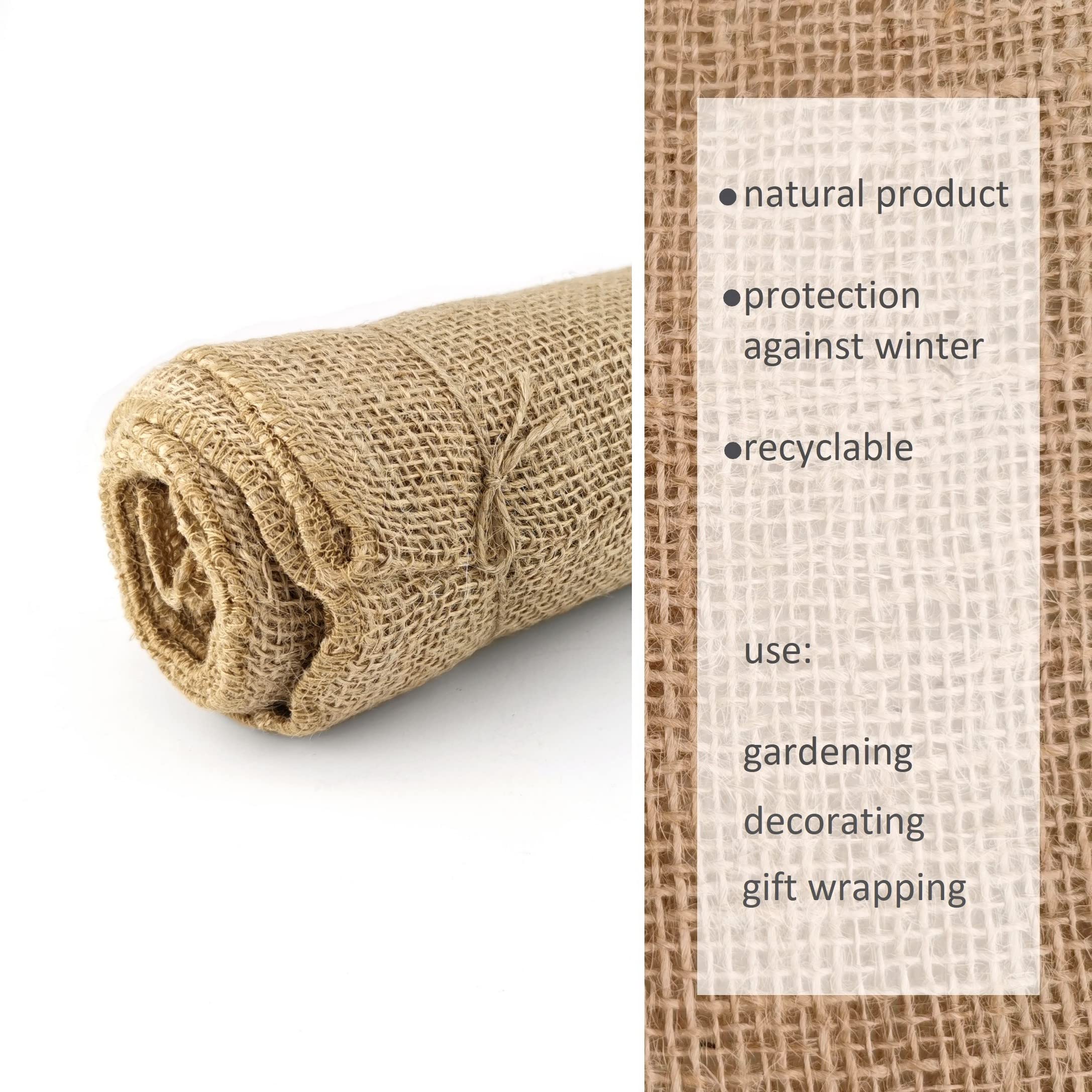 Wstążka jutowa 25x500 cm, Burlap ribbon, 25cm - Image 3