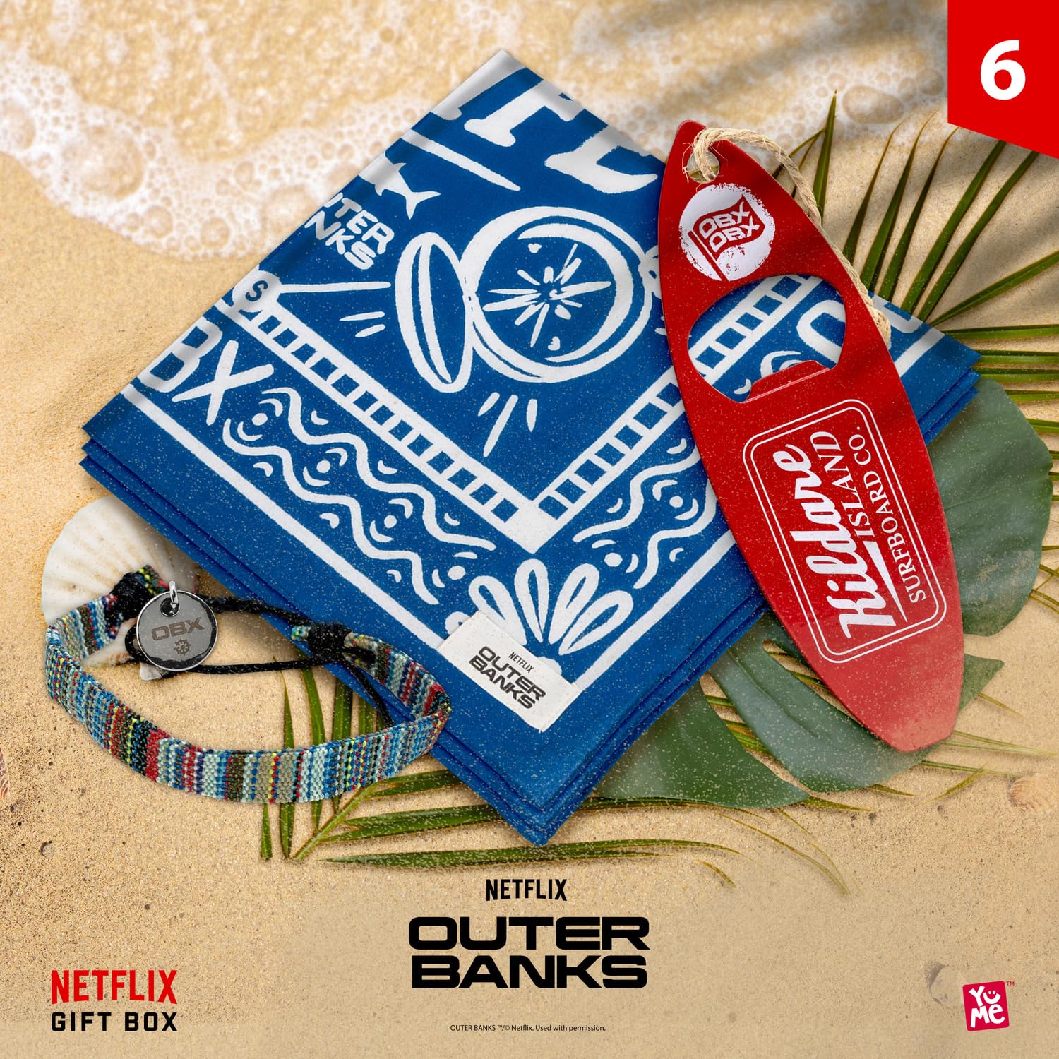 YuMe 15309 - Scatola regalo Netflix, calendario dell'Avvento con effetto sonoro, da 16 anni, 24 sorprese da 7 popolari serie Netflix