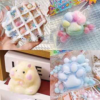 タバスクイーズ 3点セット 羊 猫 デコレーション 捏捏 DIY タバ