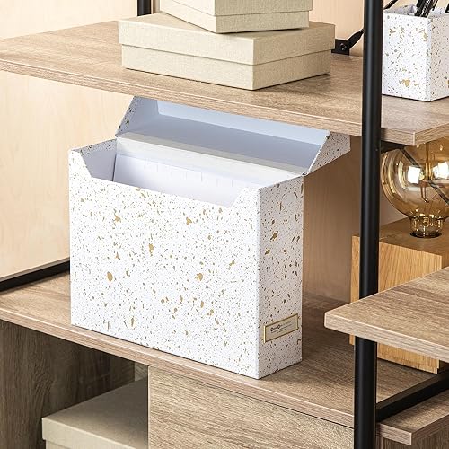 Vista 31 de Bigso Lovisa caja de archivos con 12 archivos Blanco,Gris Oscuro,Gris,Mármol,Rosa Melange,Splash Gold,Turquesa,Azul