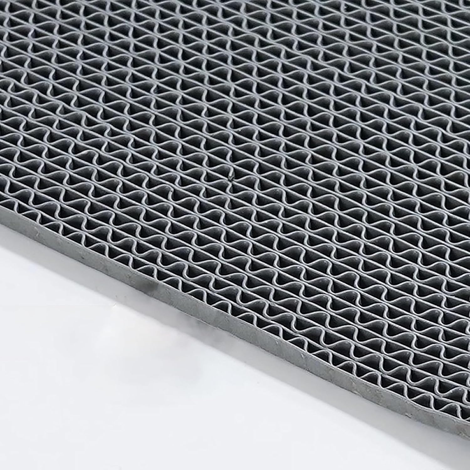 QYMYOZ PVC Drainage Mats For Indoor/outdoor Wet Areas Swimming Pools And Kitchens(Grey,120x250cm)
