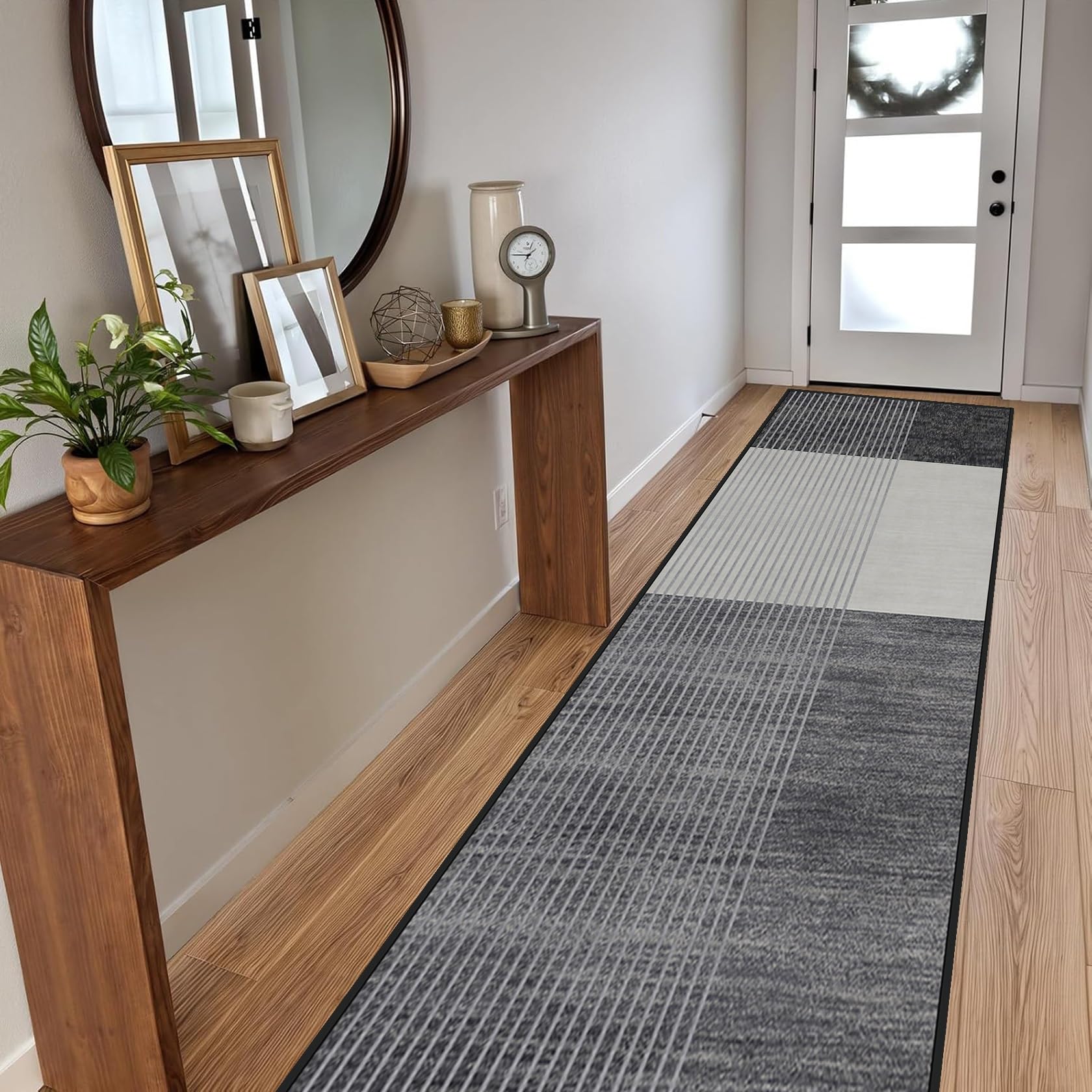 Alfombra de corredor anti fatiga de 40 x 440 cm para aliviar piernas cansadas en pasillo y cocina