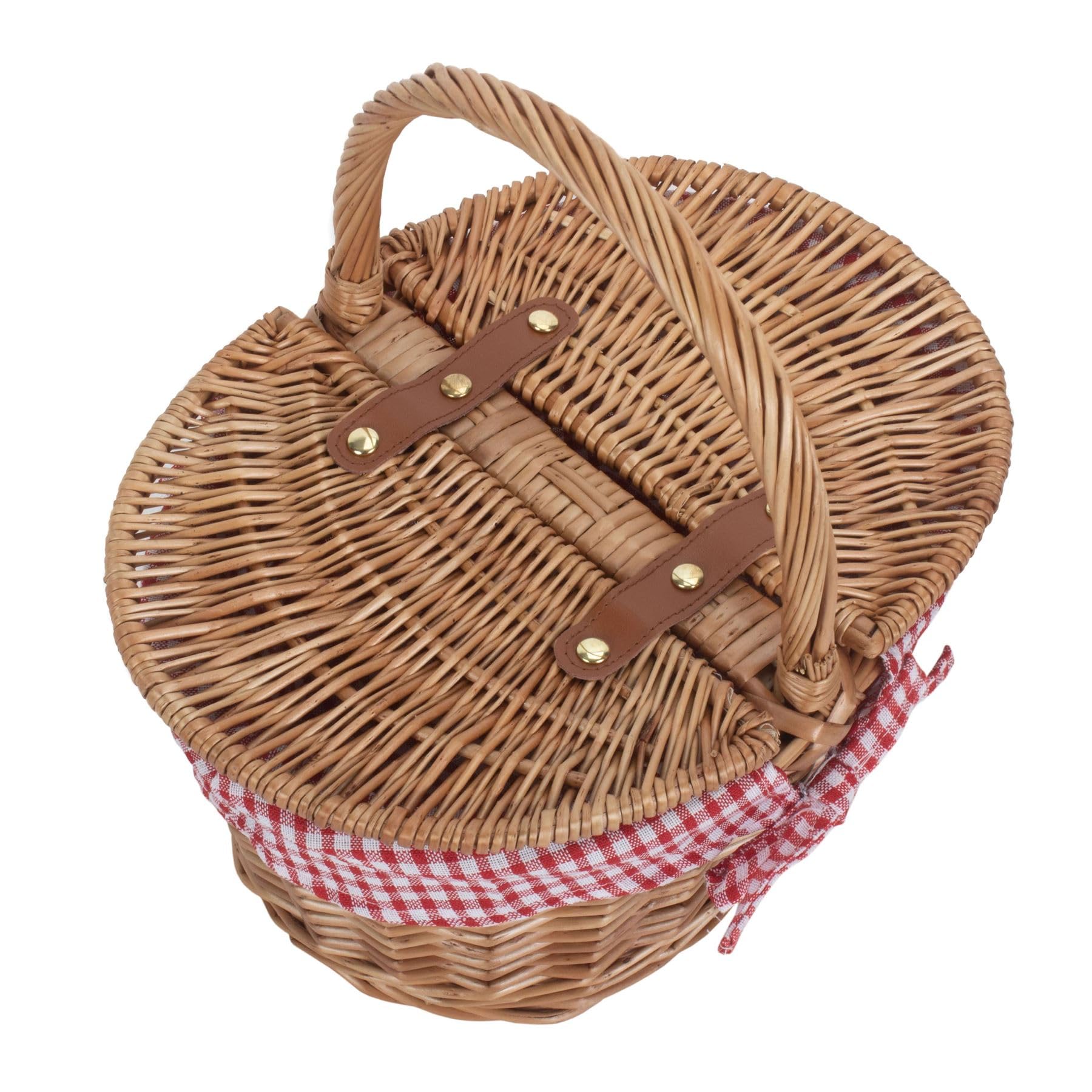Red Hamper Finish Childs czerwone kontrolowane owalne koszyk piknikowy