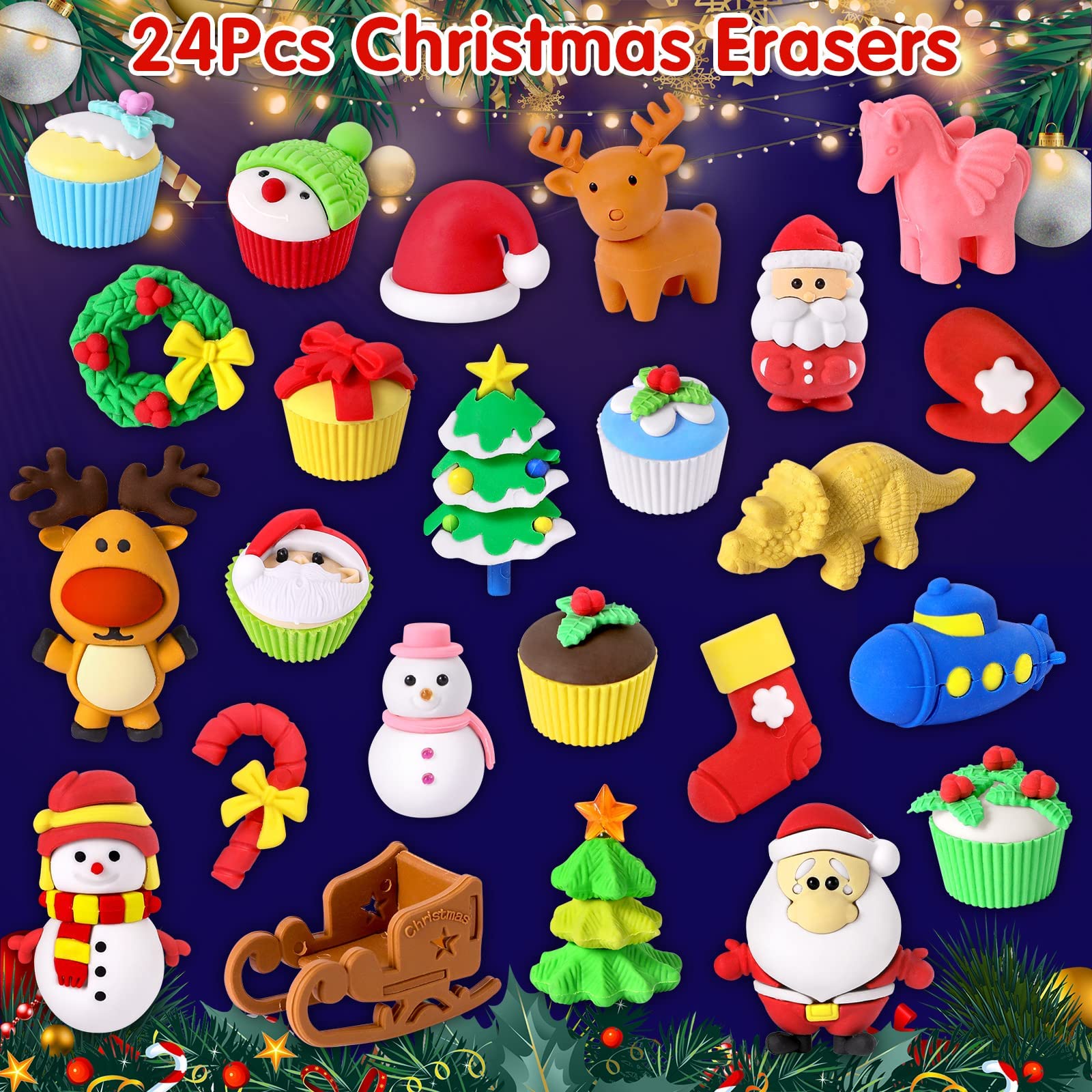 Christmas Advent Calendar 2021 for Kids Adults Christmas Countdown Calendar  24 Days Animal Erasers for Kids Advent Calendar Christmas Party Favors  Stocking Stuffers Xmas Toys Xmas Gift for Girls Boys : Home & Kitchen -  Amazon.com