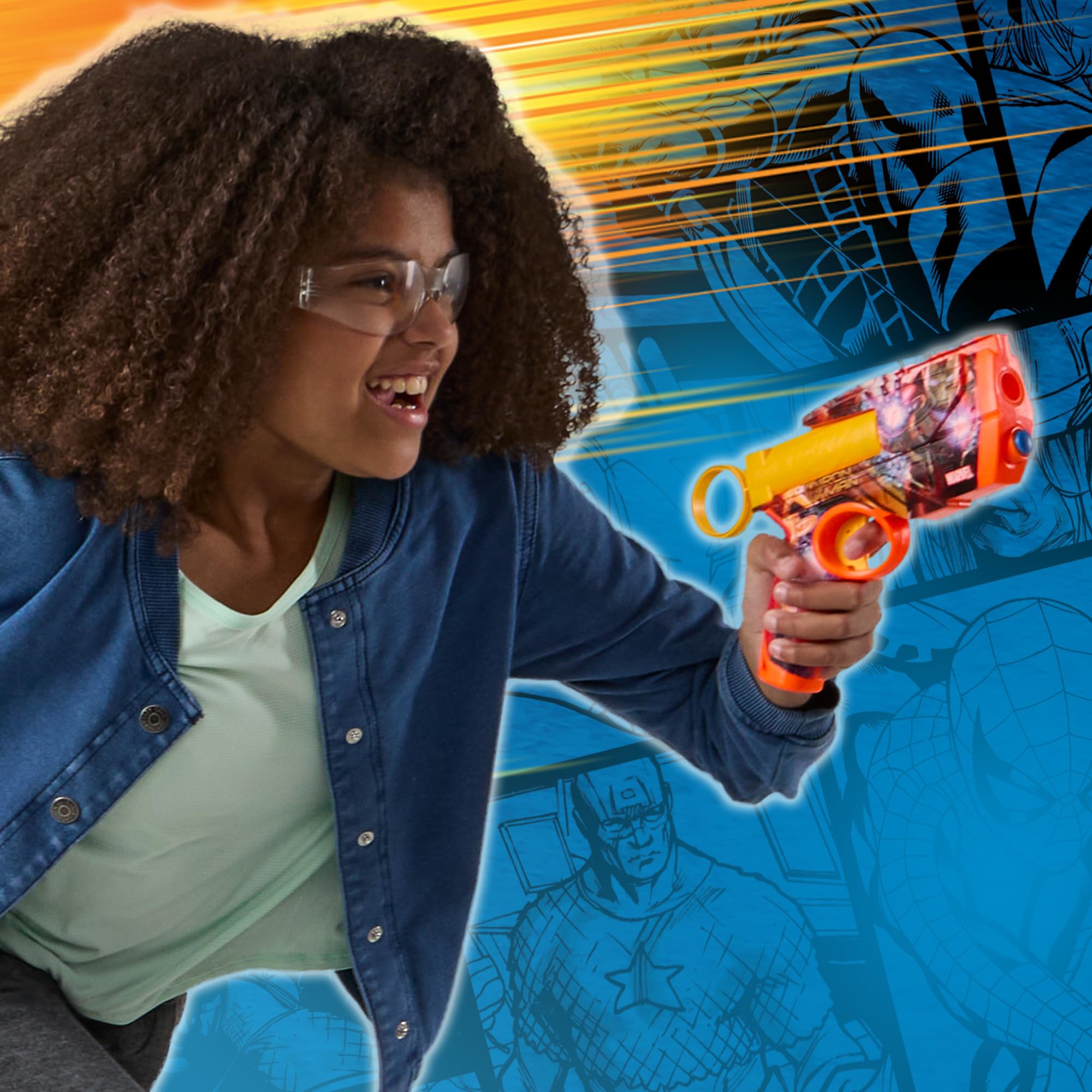 Nerf Marvel Iron Man, blaster a dardi e dardi N1