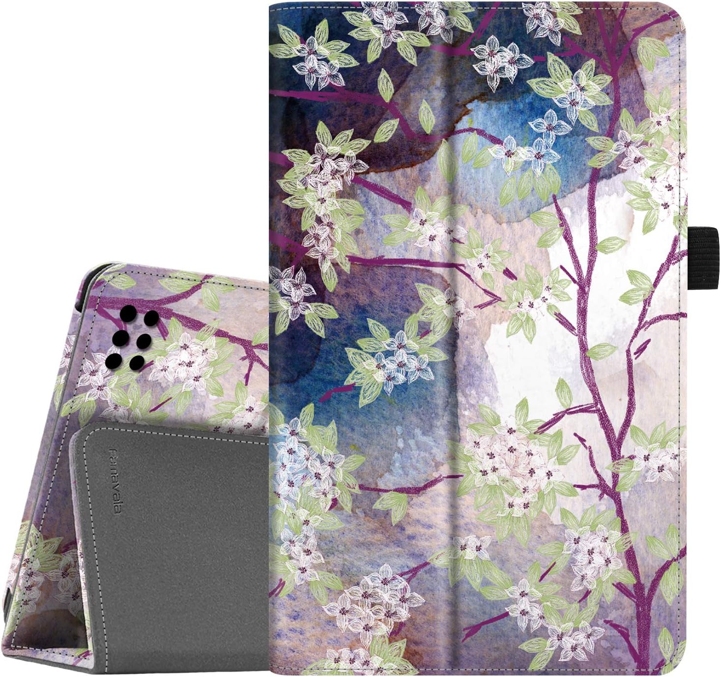 Famavala Folio Case Cover For 7-Inch Fire 7 Tablet [5th Generation 2015 / 7th Generation 2017] (LoveTree)
