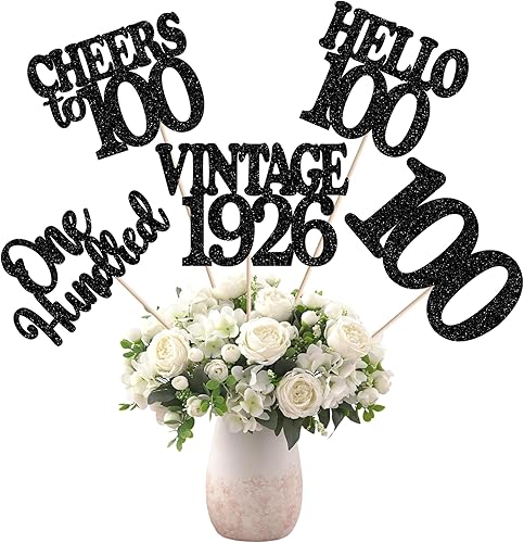 Miniatura 60 de 15 piezas de centro de mesa de feliz cumpleaños 13 palos oficiales para adolescentes vintage 2012 Hello 13 centros de mesa de flores palos saludos a