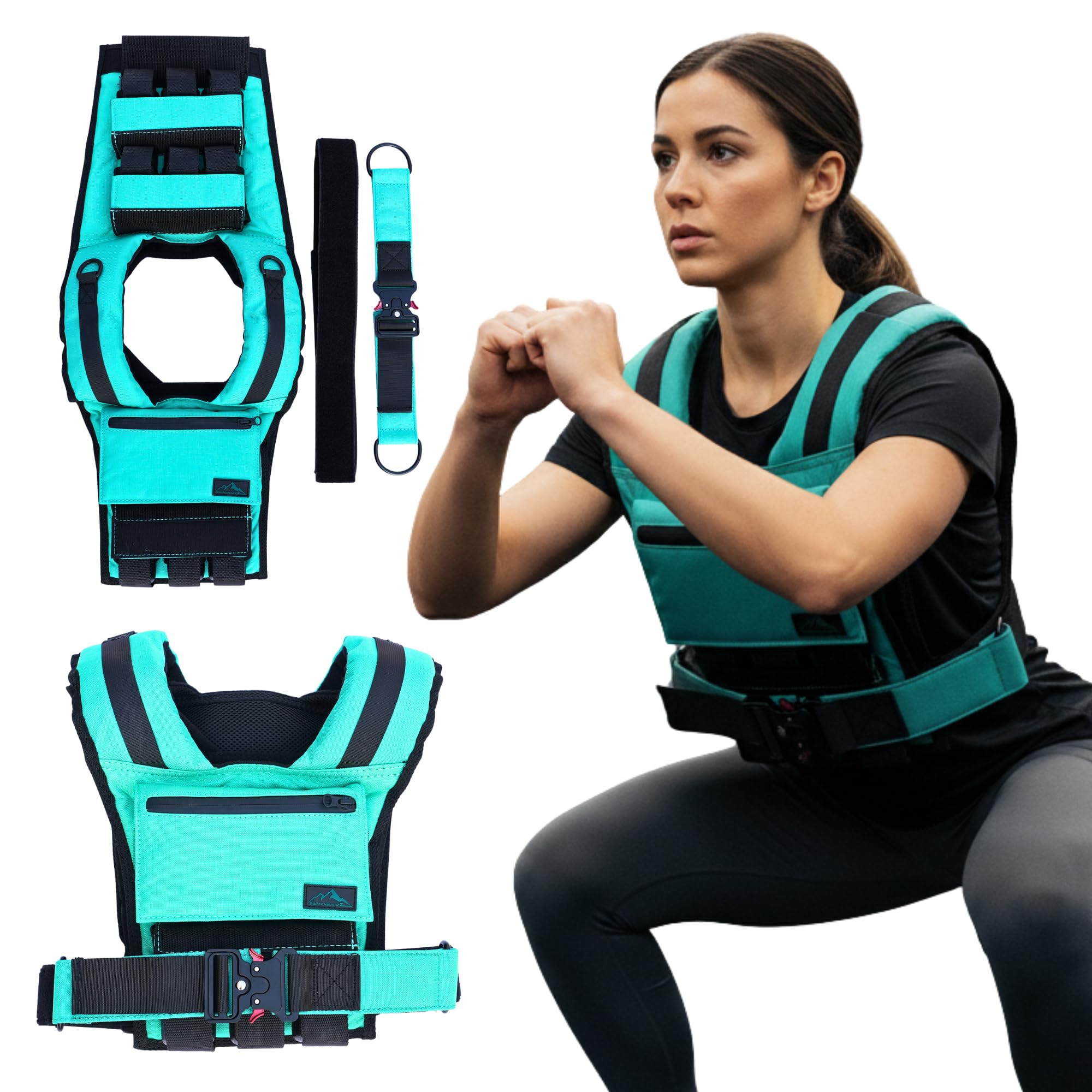 Gilet ponderato per allenamento (11,8 kg) gilet per la corsa