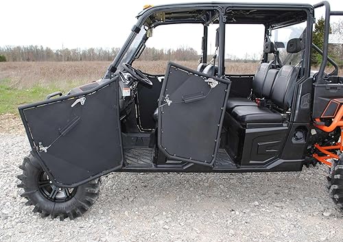 Miniatura 3 de SuperATV Puertas de aluminio para Polaris Ranger XP 570 2015-2016  Fabricadas con aluminio ligero y elegante de mezcla múltiple  Negro con