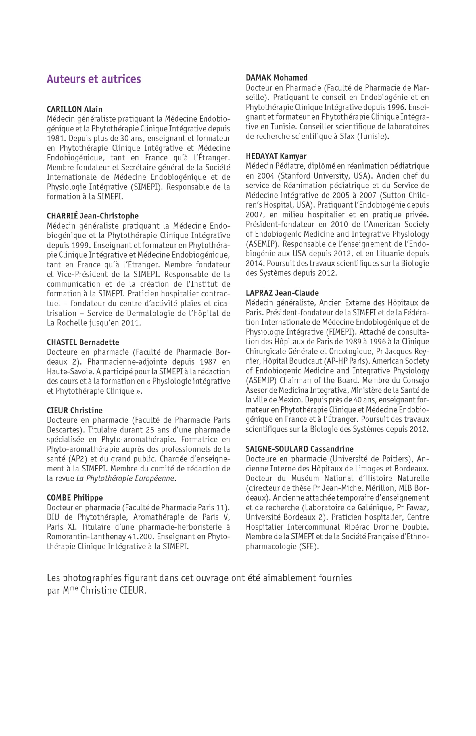 Plantes médicinales (Tome 1): Phytothérapie clinique intégrative et médecine endobiogénique