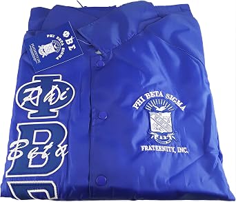Buffalo Dallas Phi Beta/ Sigma Crossing Line Jacket [Blue] - ID#16907-18-8-0-0