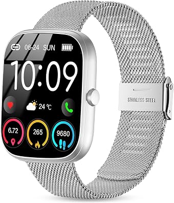 Bands Compatible with IDW13/IDW16/IDW19/IDW21/IDW25/IDW26 Smart Watch Band,22mm Metal Bands for Fitpolo/gloryfit/aeac/TOOBUR/ENOMIR/Gydom/Veryfit/Faweio IDW19 Smartwatch