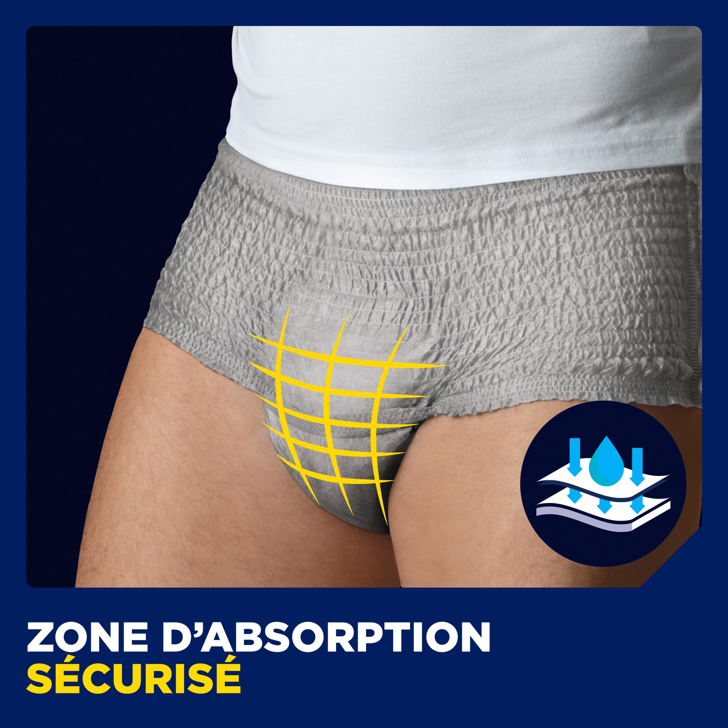 TENA Spodnie męskie Active Fit Grey S/M x9