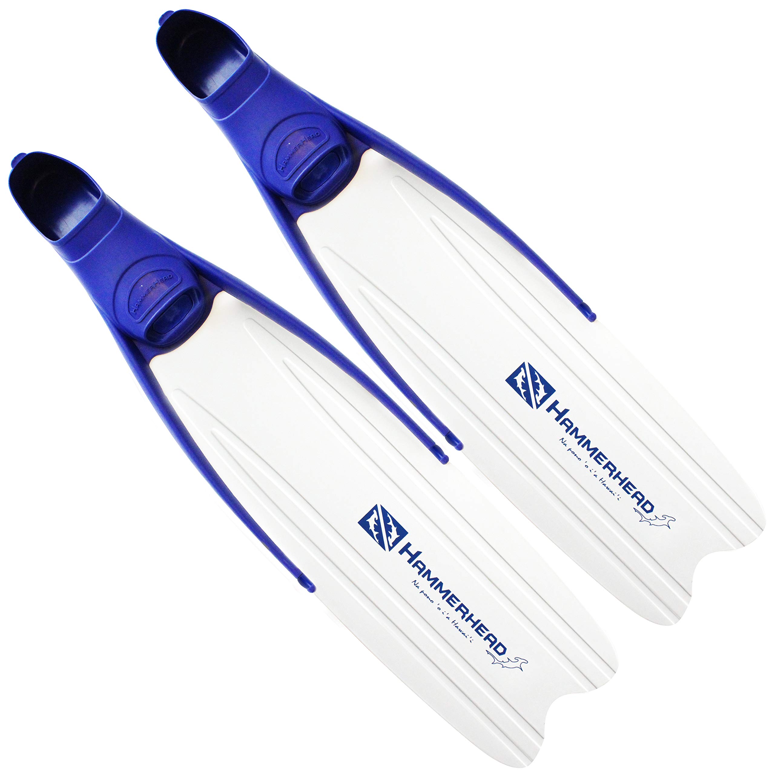 Hammerhead Spearguns Kaudal Freediving Fins - Blue/White