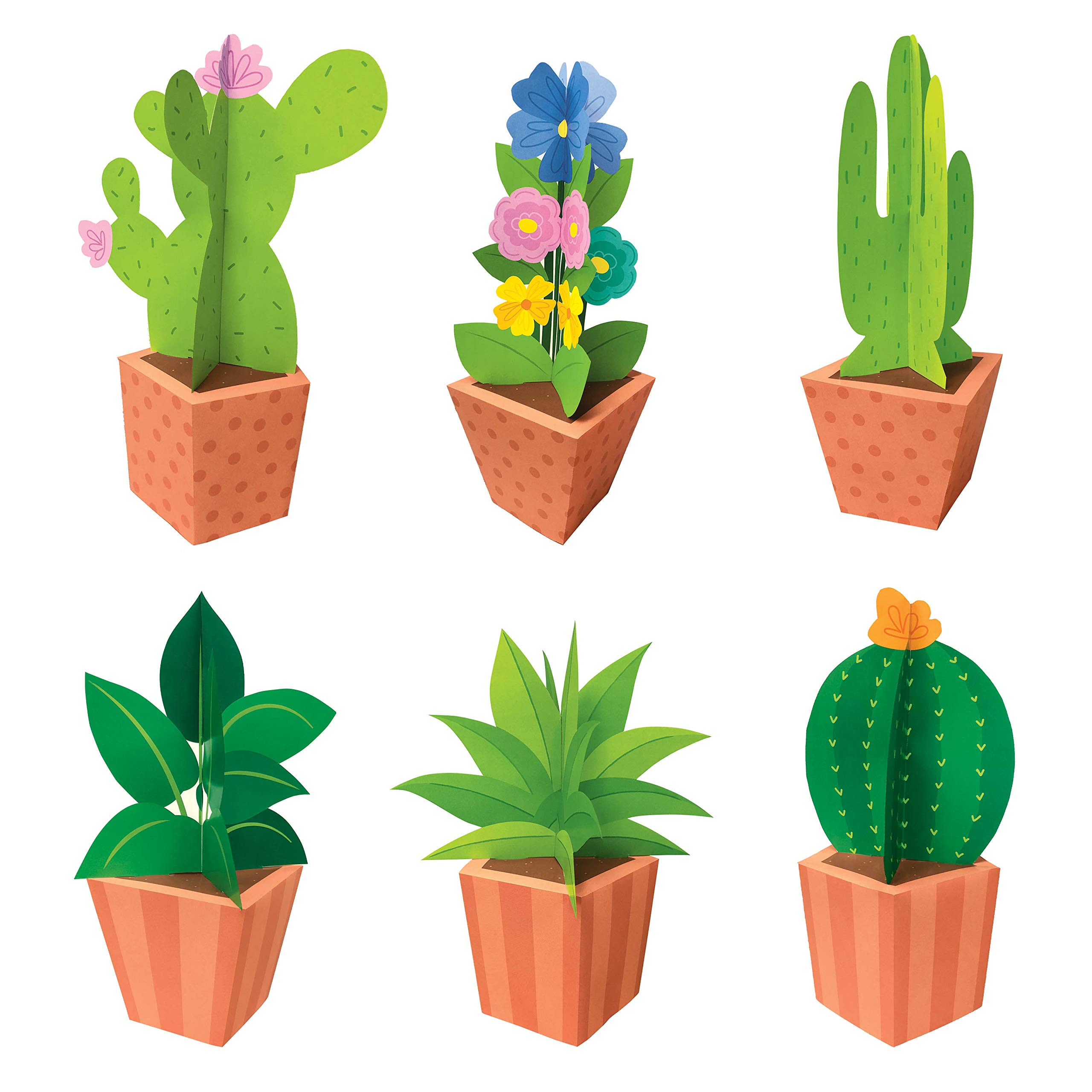 Photo 1 of Creative Teaching Press Potted Plants (3D POP) Classroom Decor (10410)