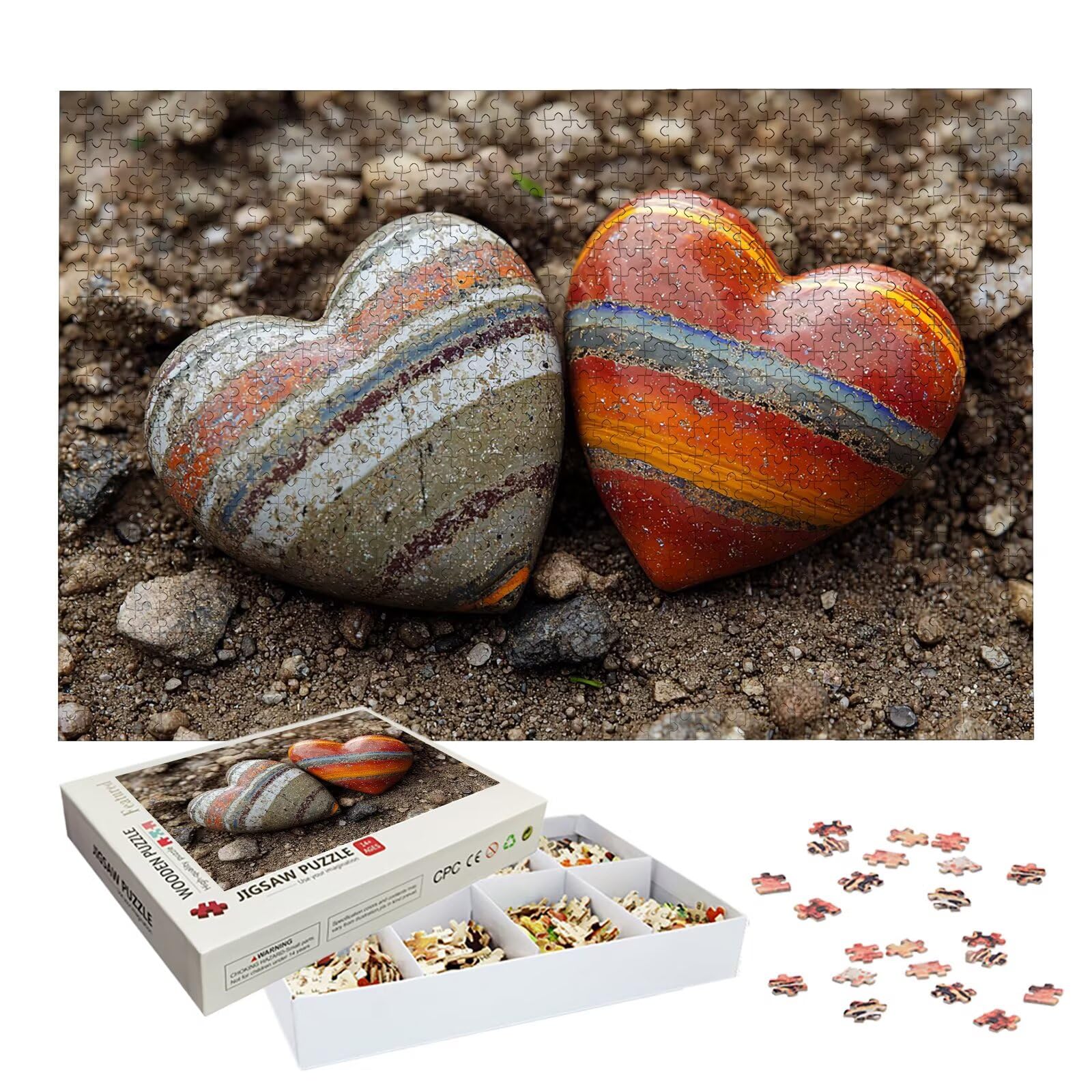 Puzzle 1500 sztuk dla dorosłych, miłość puzzle z wykwintnym pudełkiem do pakowania, 1500 sztuk wyzwanie puzzle dla dorosłych, układanka brukowa dla całej rodziny, prezent dla kobiet, prezent dla