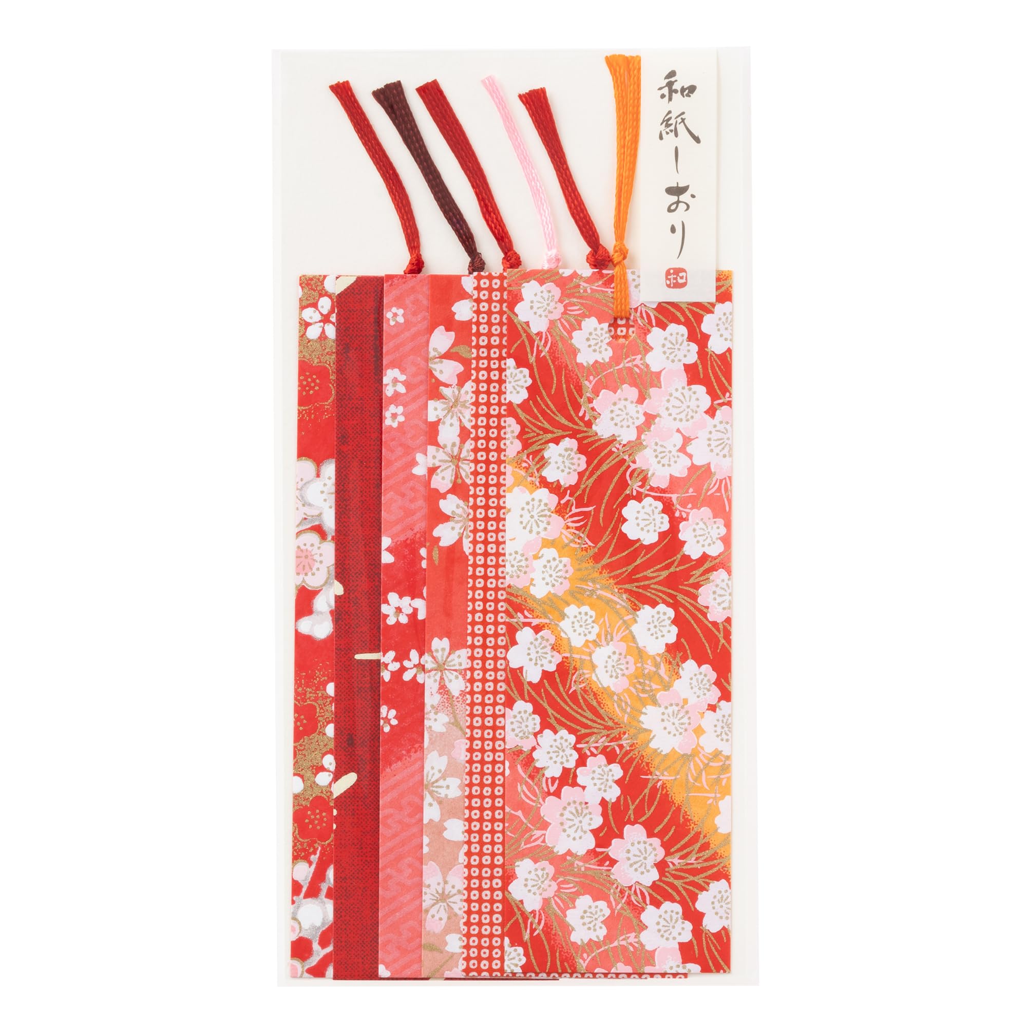 Yuzen Washi Bookmarks, Hand-Dyed Set of 6