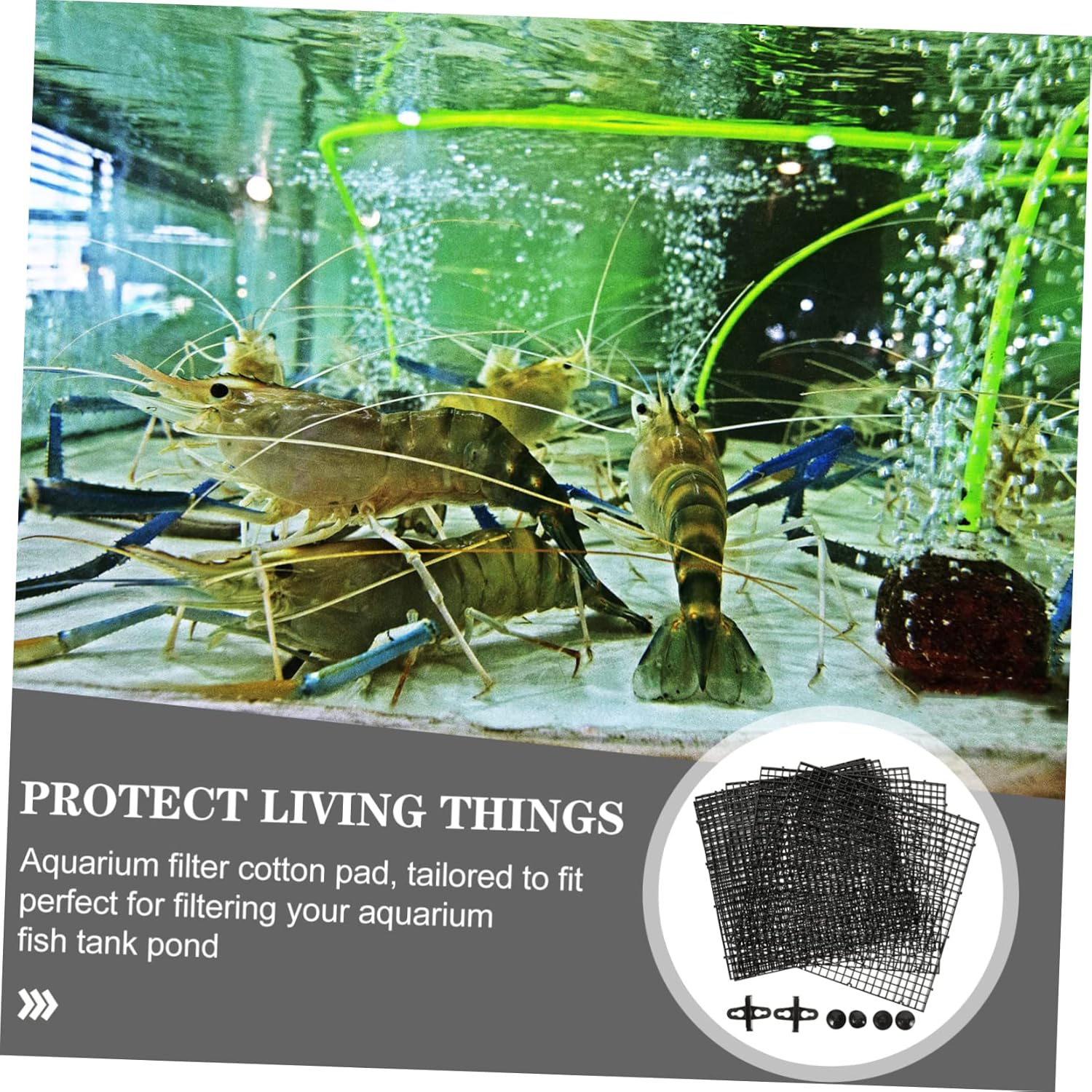 1set Fish Tank Divider Isolation Net Partition Boards Cups for Bottom Separation for Aquatic Environments and Fish Safety
