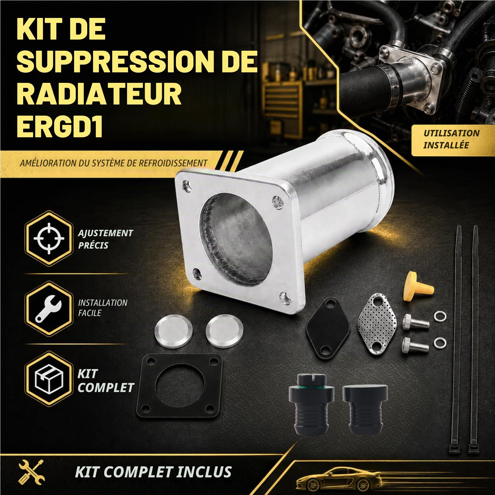 kit Suppression Egr 2.0 M47N2 3.0 D M57N2 diesel Pour E87 E90 E92 E93 E60 E61 E65 E66 E53 E70 E71 X3 X5, Valve Egr Delete off