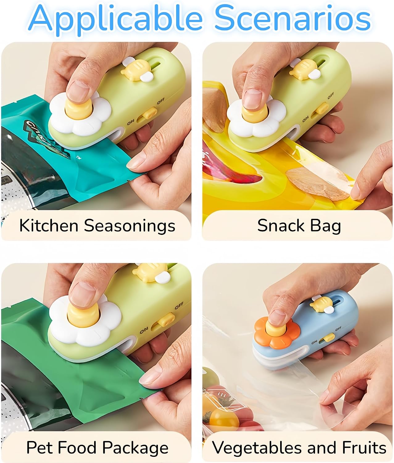 Mini Magnetic Bag Sealer, Green image 2