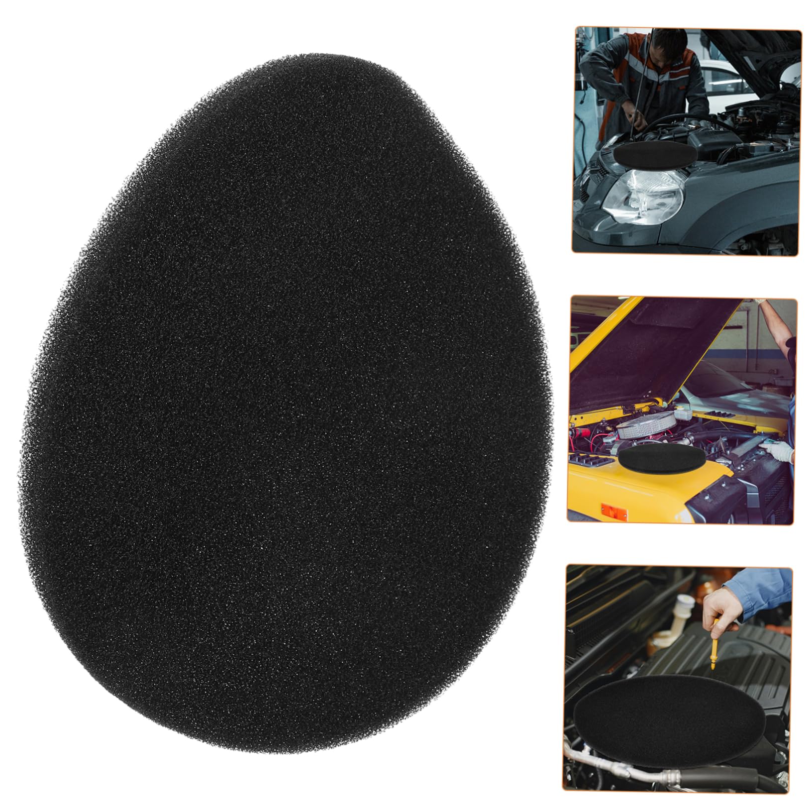 Cabilock Tapis Rond Anti-Éclaboussures pour Vidange D'Huile 15.75In Mat en Éponge pour Réparation Mécanique Entretien Auto Propre Et Polyvalent
