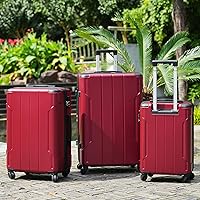 Vista 2 de Merax Maleta giratoria ligera expandible de 3 piezas con protectores de esquina