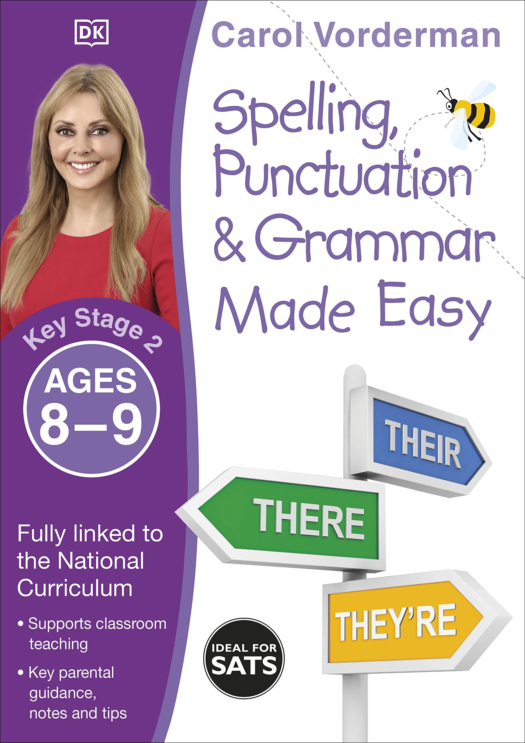 Spelling, Punctuation & Grammar Made Easy, Ages 8-9 (Key Stage 2): Supports the National Curriculum, English Exercise Book (Made Easy Workbooks)