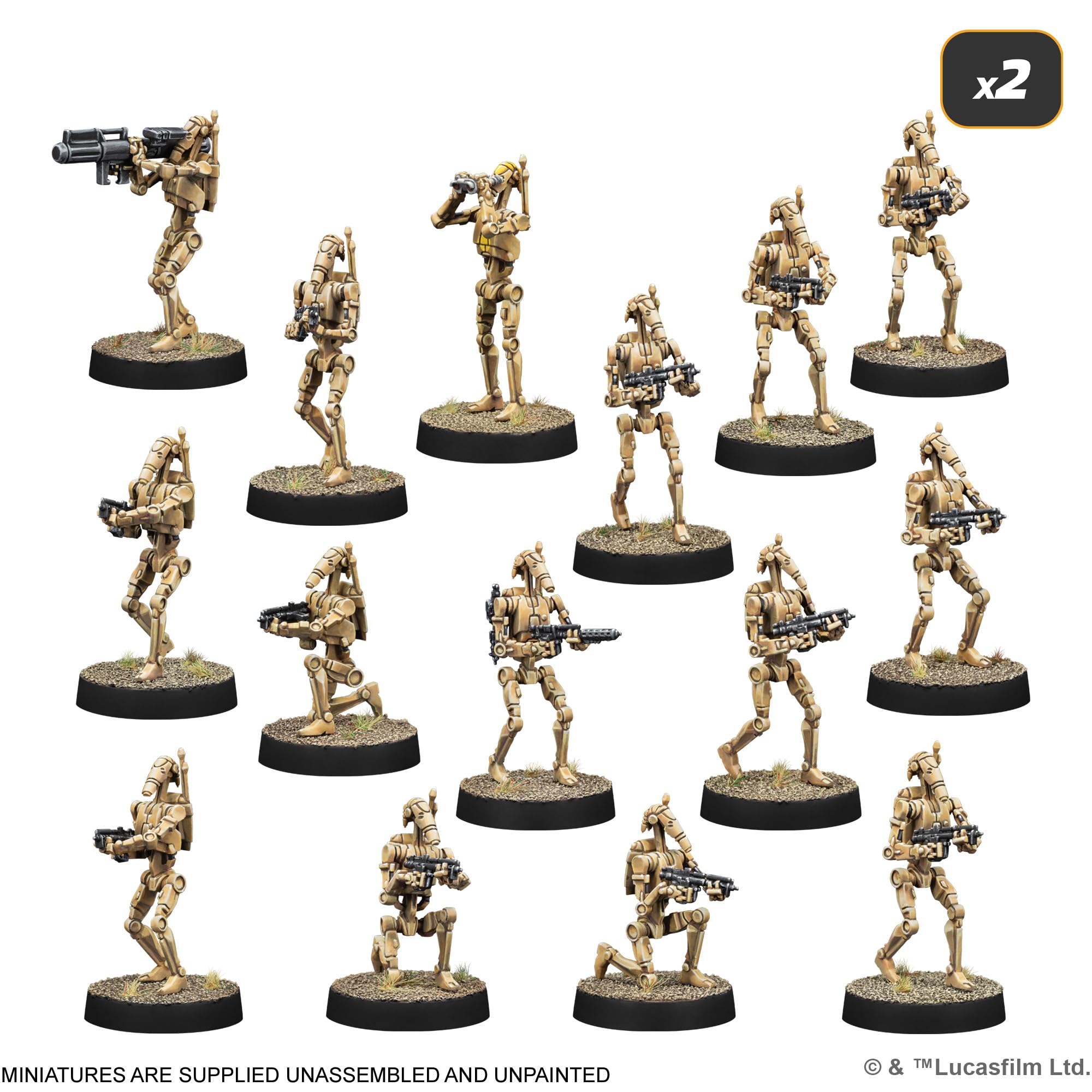 asmodee, Star Wars: Legion – Separatist Alliance zestaw startowy (Separatistenallianz-Starterset), Atomic Mass Games, tablet, dla 2 graczy, 14+ lata, 120-180 minut, niemiecki, wielojęzyczny