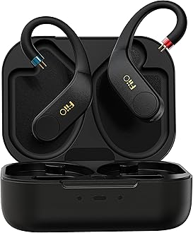 FiiO UTWS5 Bluetooth Amplifier Earbuds Hook 96kHz/24bit Hi-Res Wireless Bluetooth 5.2 30hrs Battery Life IPX4 0.78mm 2pins