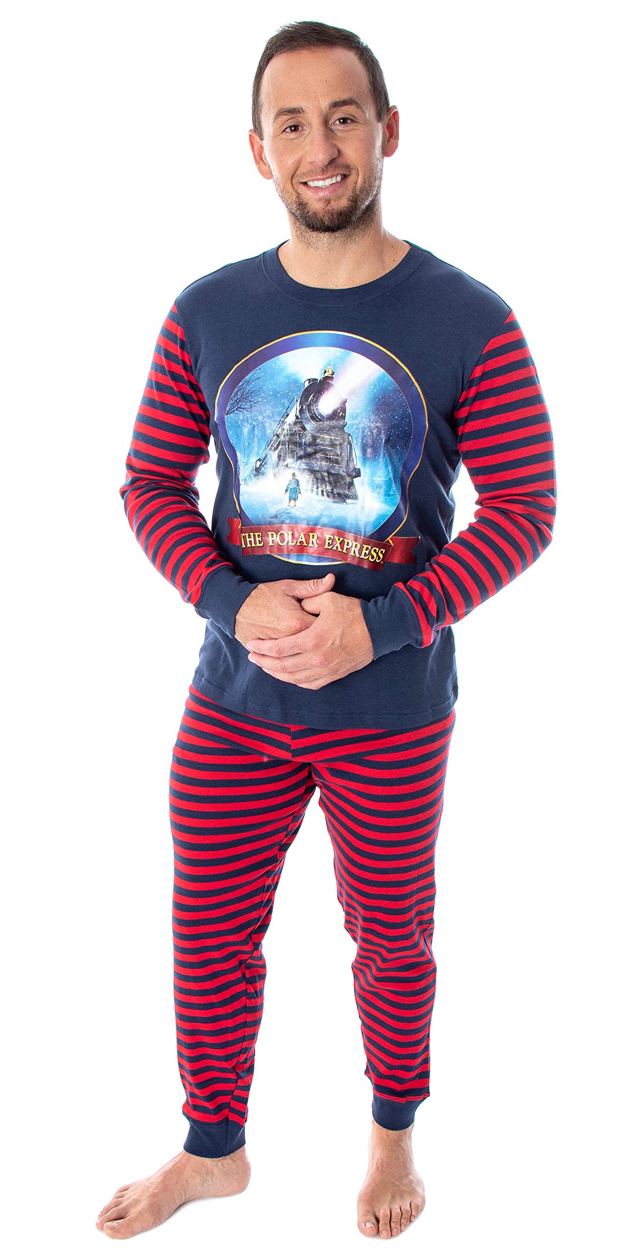 The Polar Express Train Kids Tight Fit Long Sleeve Cotton Pajamas-image-9