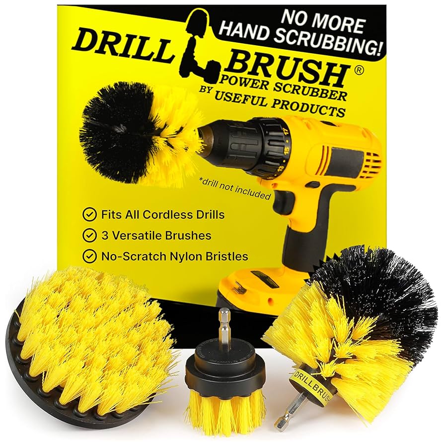 Drill Brush Power Scrubber Kit