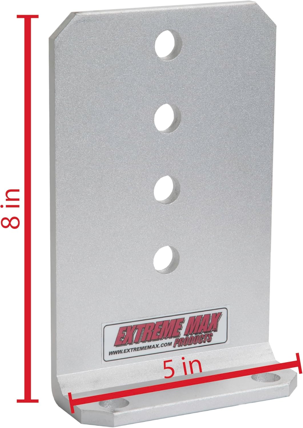 Extreme Max 3006.7112 Vertical Pontoon Bunk Bolster L-Bracket - Set of 4