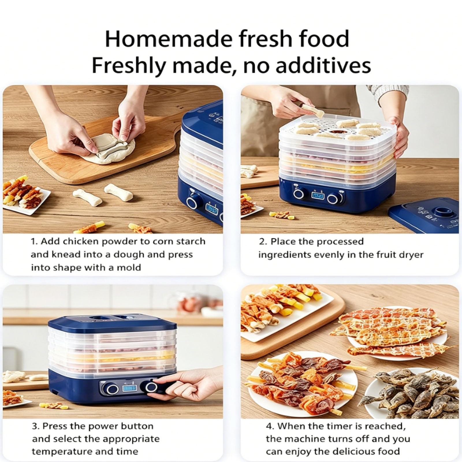 Liofilizzatore Domestico A 5 Vassoi Per Alimenti, Liofilizzatore Per Caramelle Con Timer Intelligente E Controllo Della Temperatura, Macchina Per Liofilizzare Snack Per Frutta, Carne E Verdura,