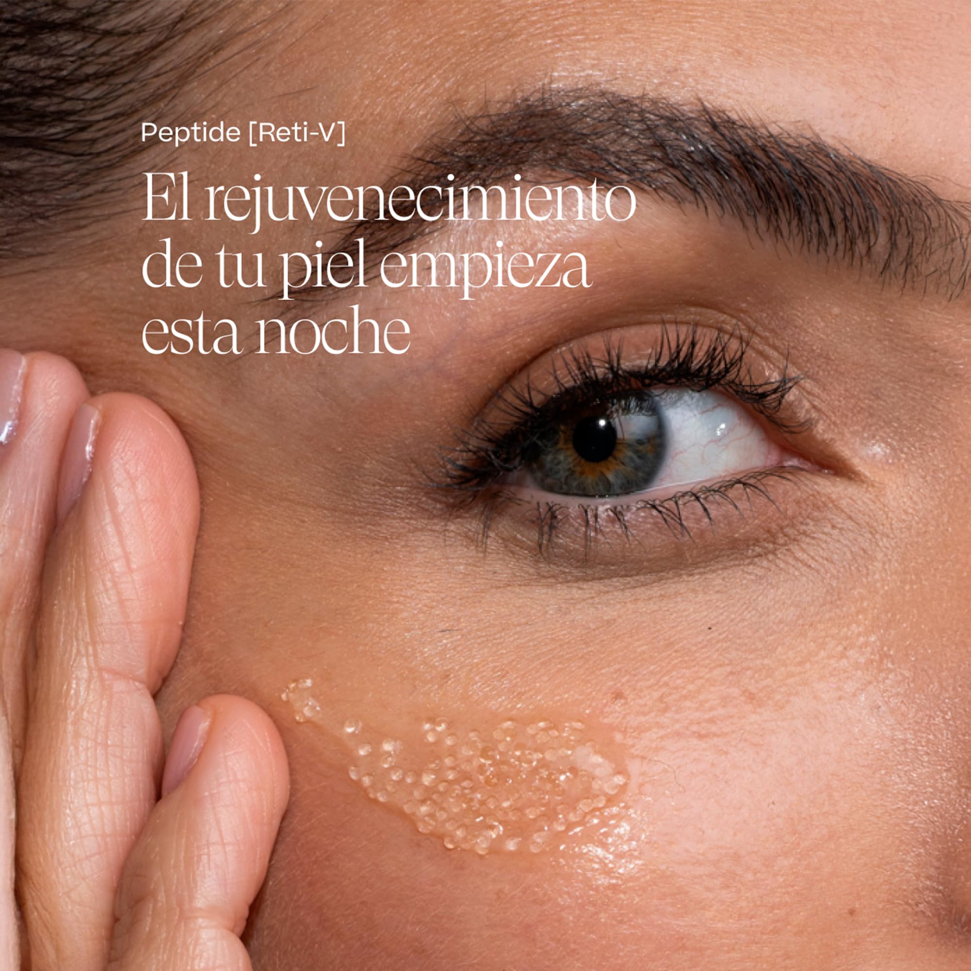 Sensilis - Peptide [RETI-V], Perlas Regeneradoras Nocturnas, Repara y Rejuvenece la Piel Durante la Noche, con Retinol Vegetal, Péptidos y Activos Neurocosméticos - 50 ml