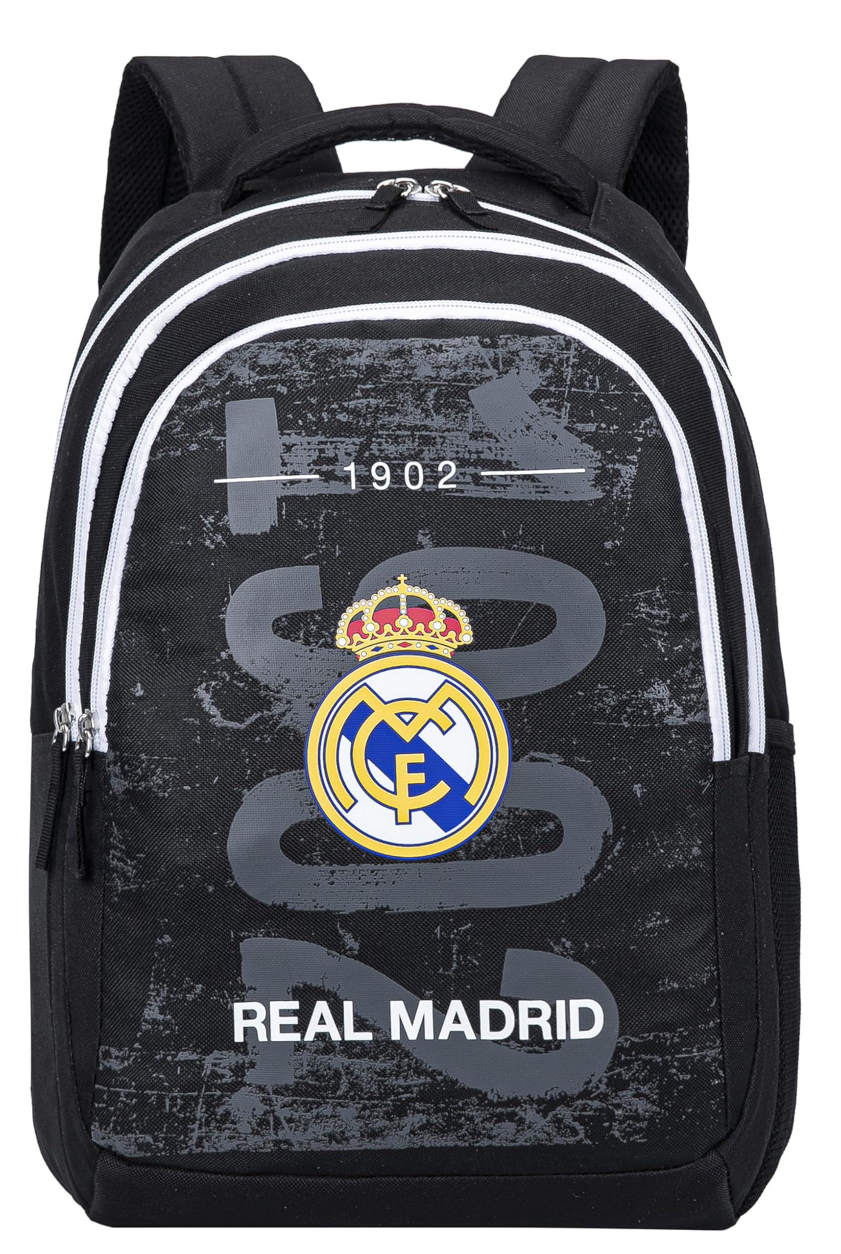 Real Madrid Schulrucksack mit 3 Fächern Real – Offizielle Kollektion