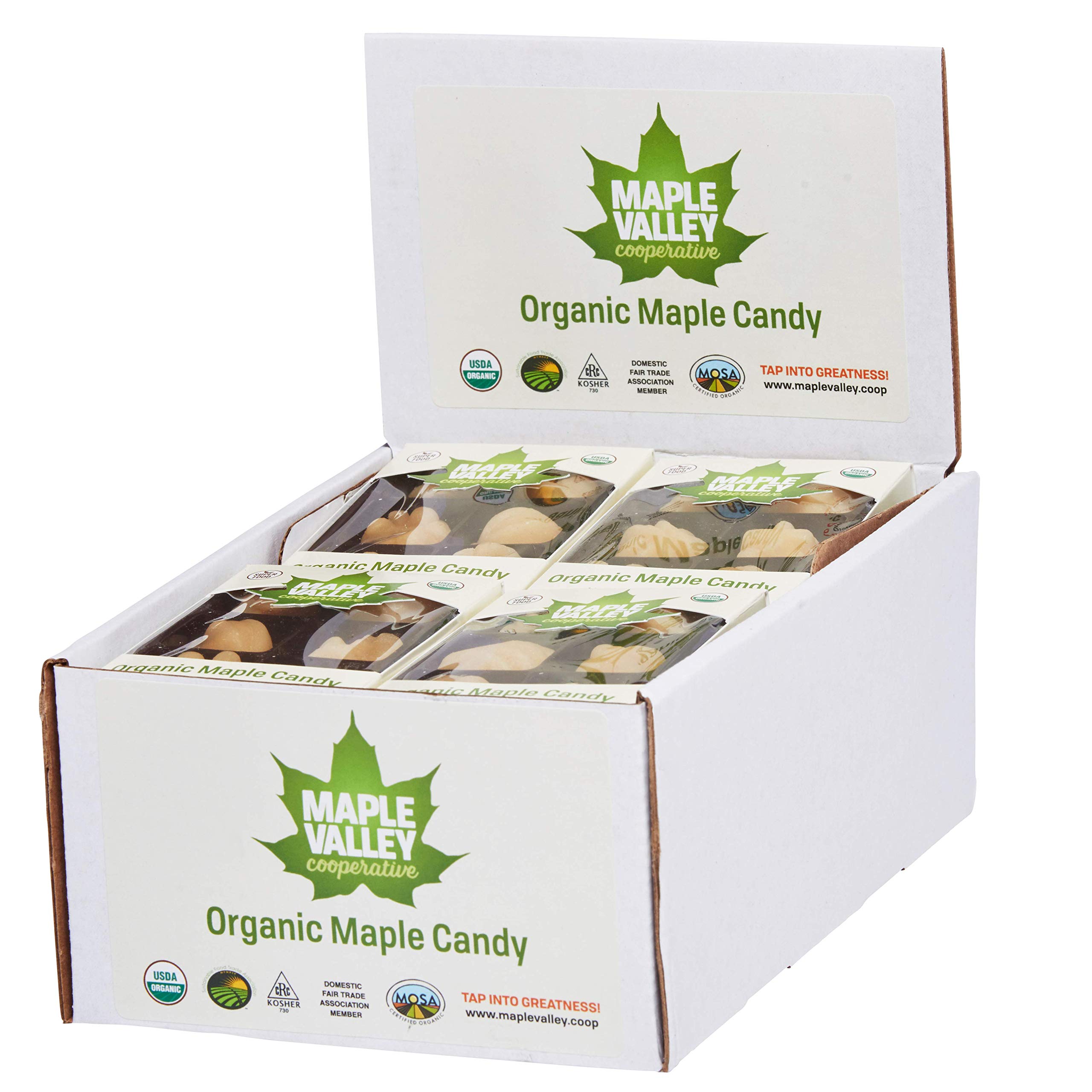 Maple Valley Organic Maple Candy, CASE of 16 boxes