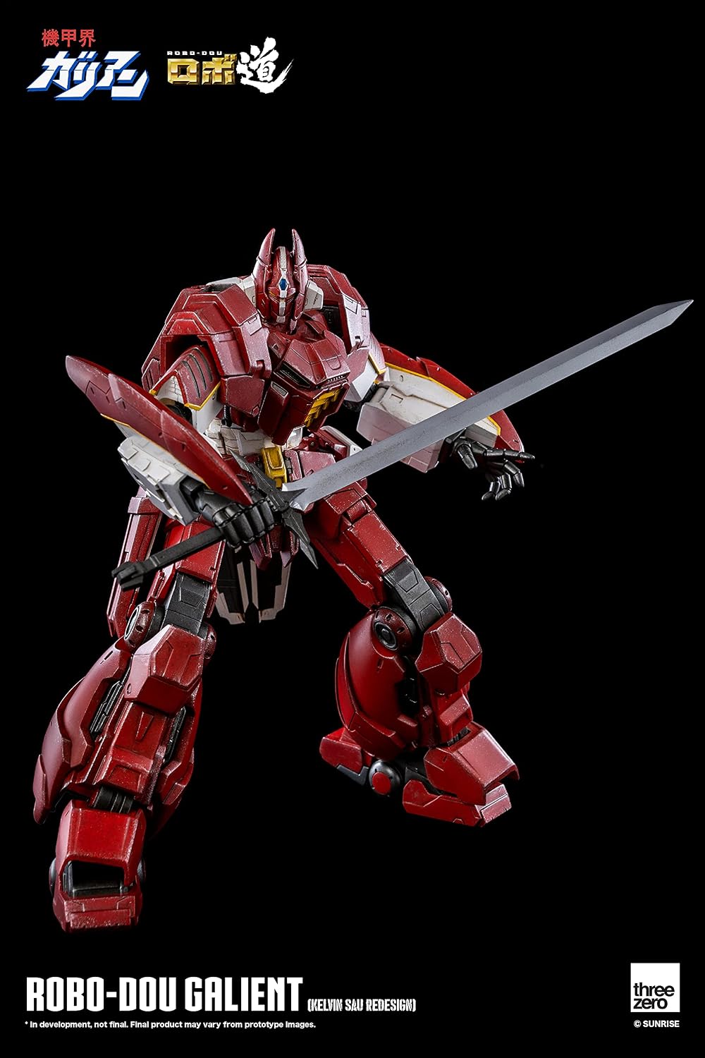 threezero Panzer World Galient ROBO-DOU Galient (Kelvin Sau Redesign) Collectible Figure,Multicolor